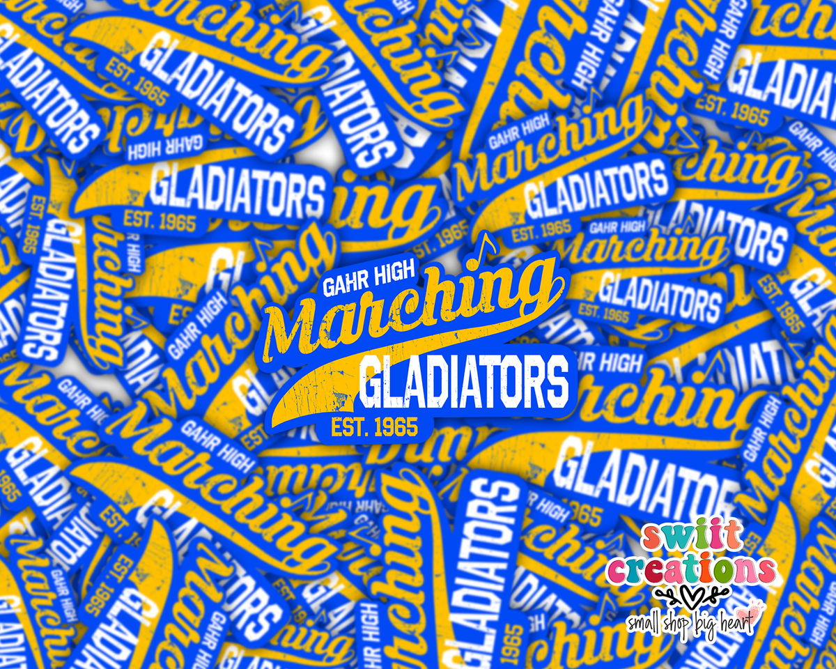 Gahr High Marching Gladiators Sticker SS155