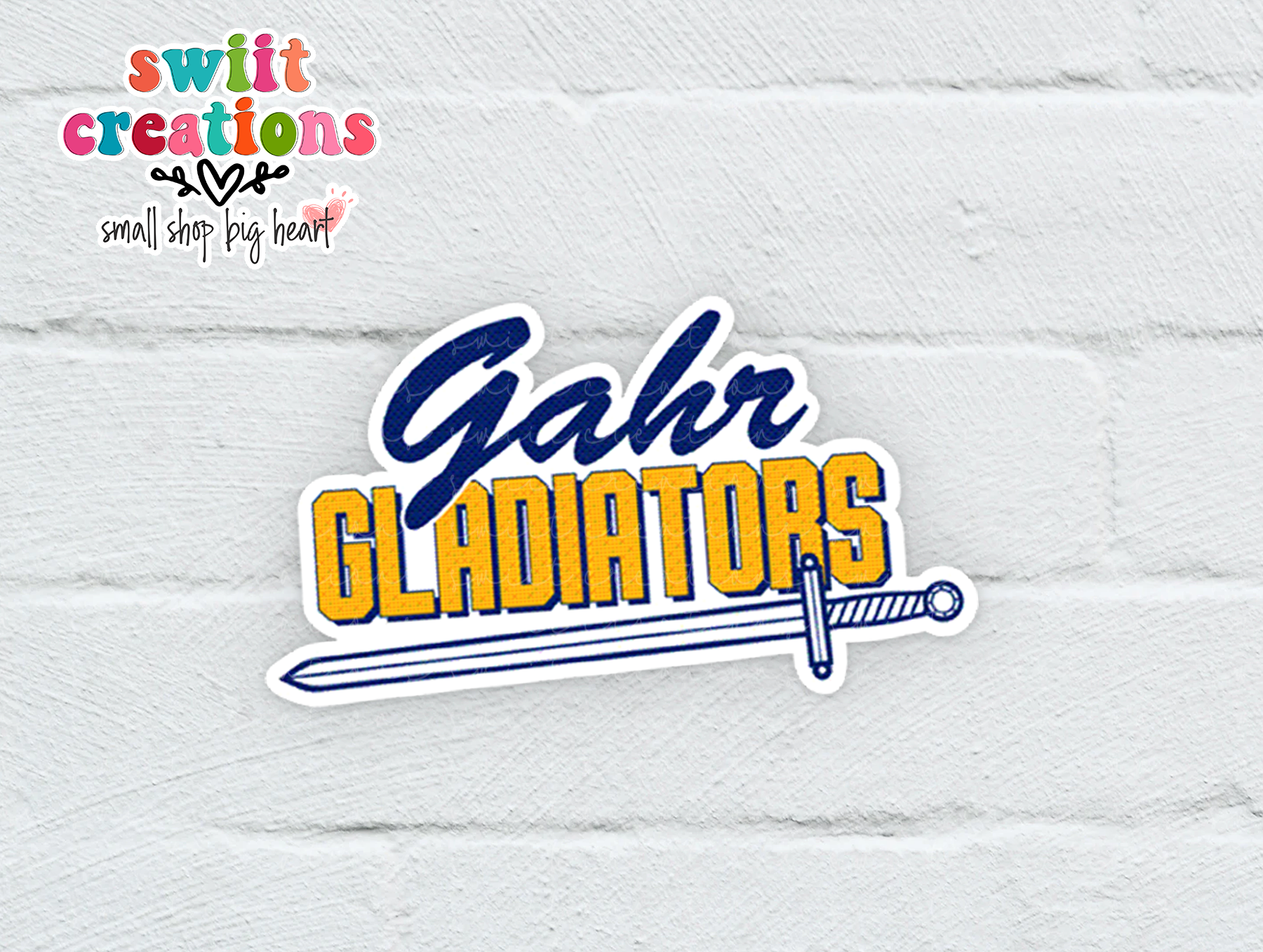 Gahr Gladiators Sticker SS193G