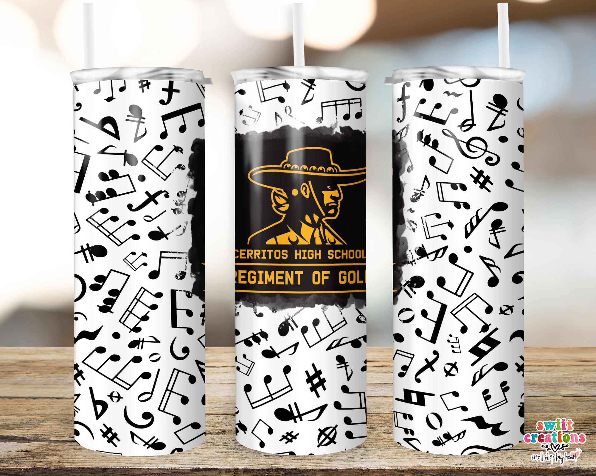 Cerritos Regiment of Gold Tumbler (T244)