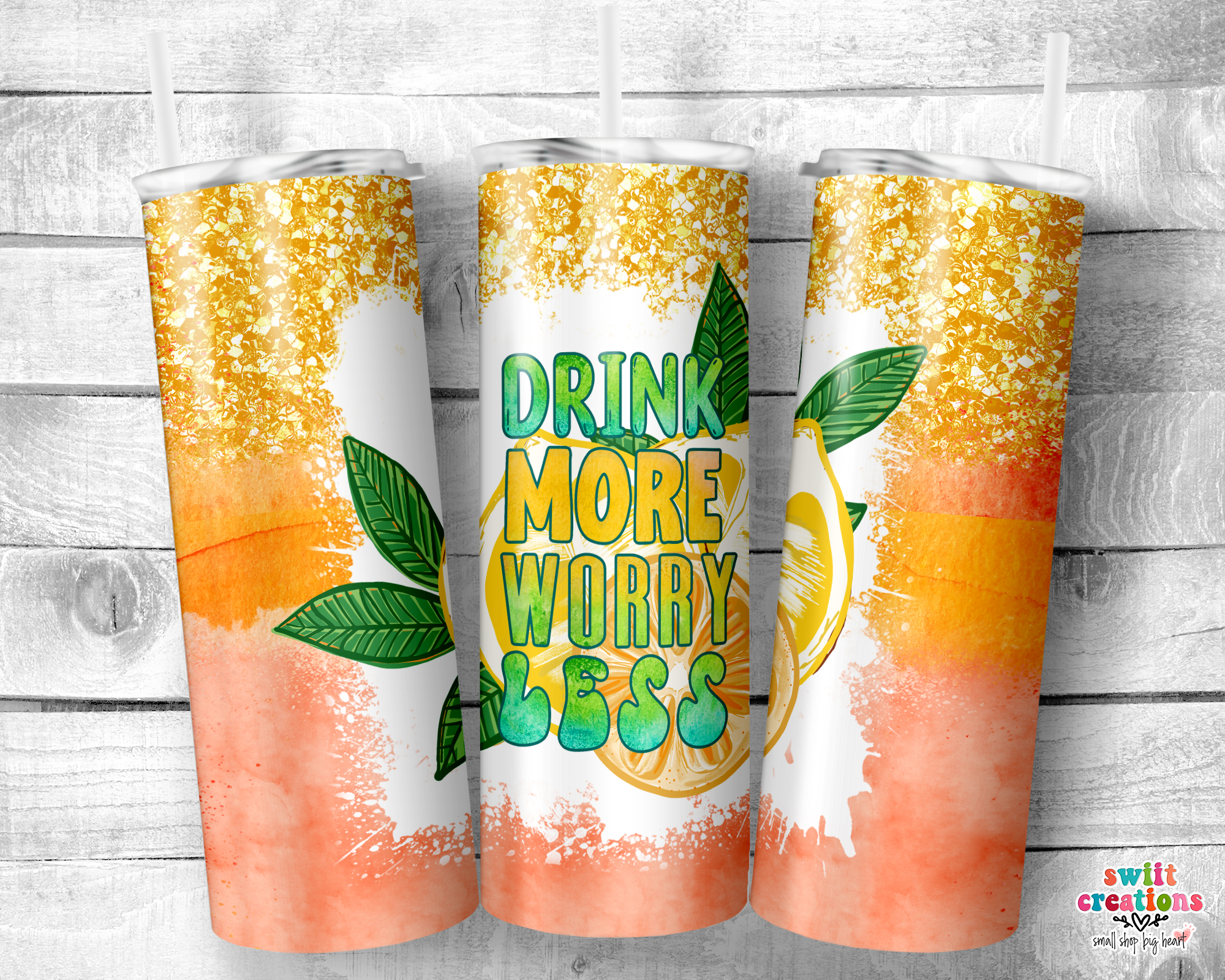 Drink More Worry Less Tumbler (T354)