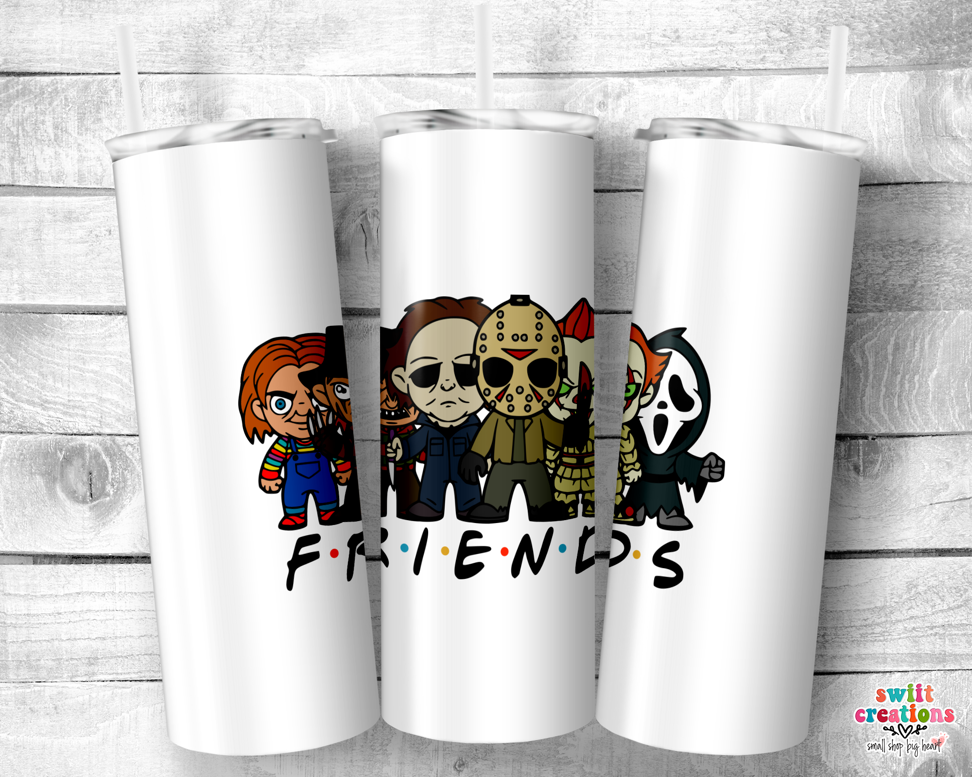 Halloween Friends Tumbler (T042)