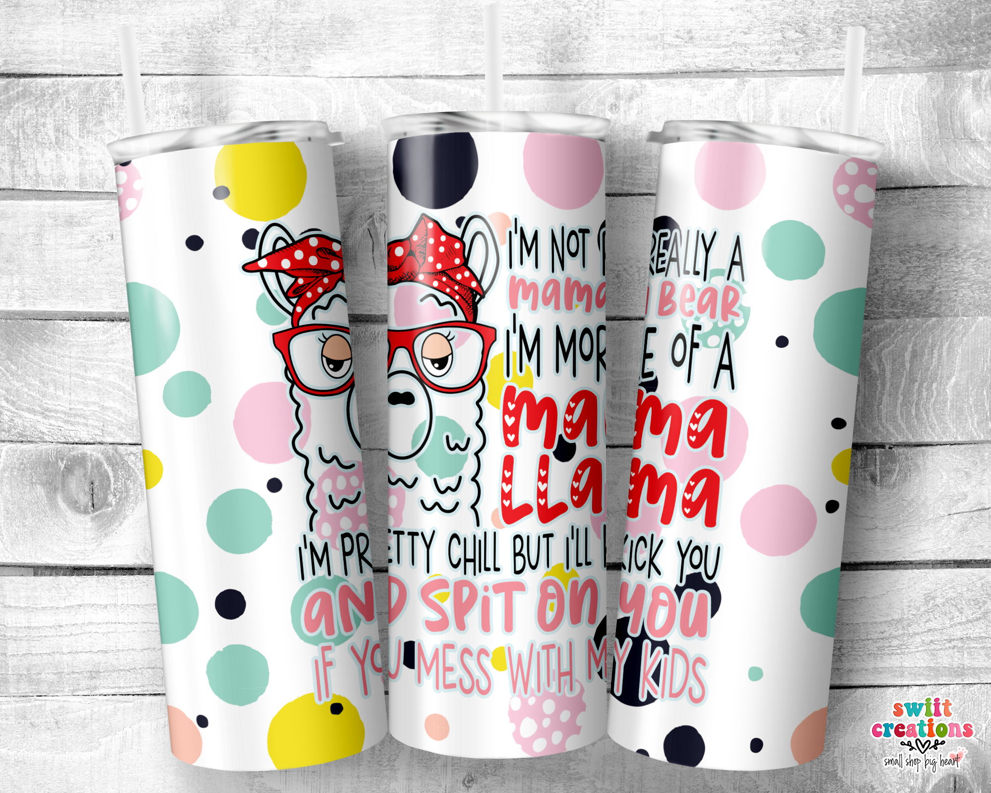 Mama Llama Tumbler (T233)