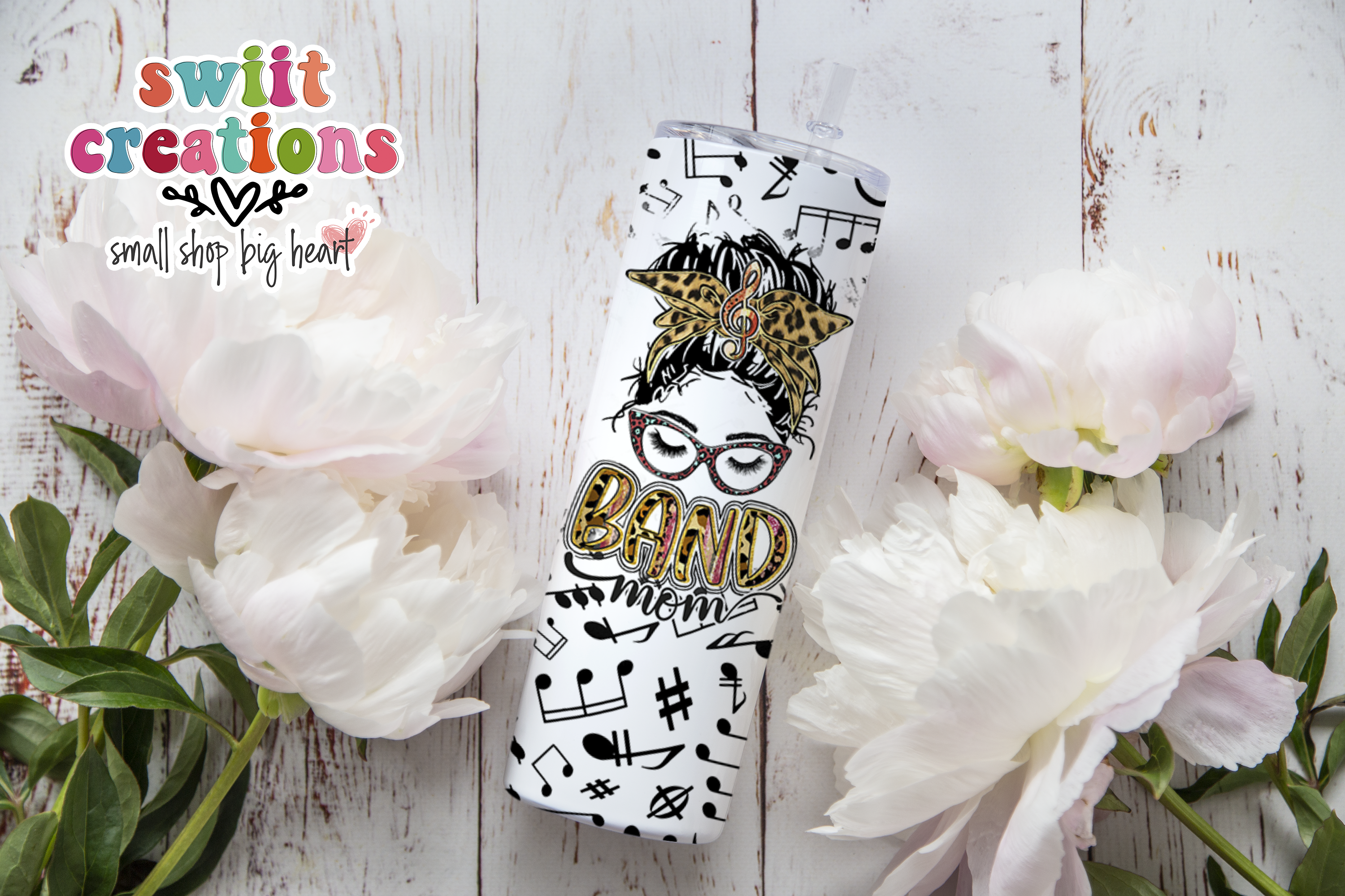 Band Mom Leopard Tumbler (T186)