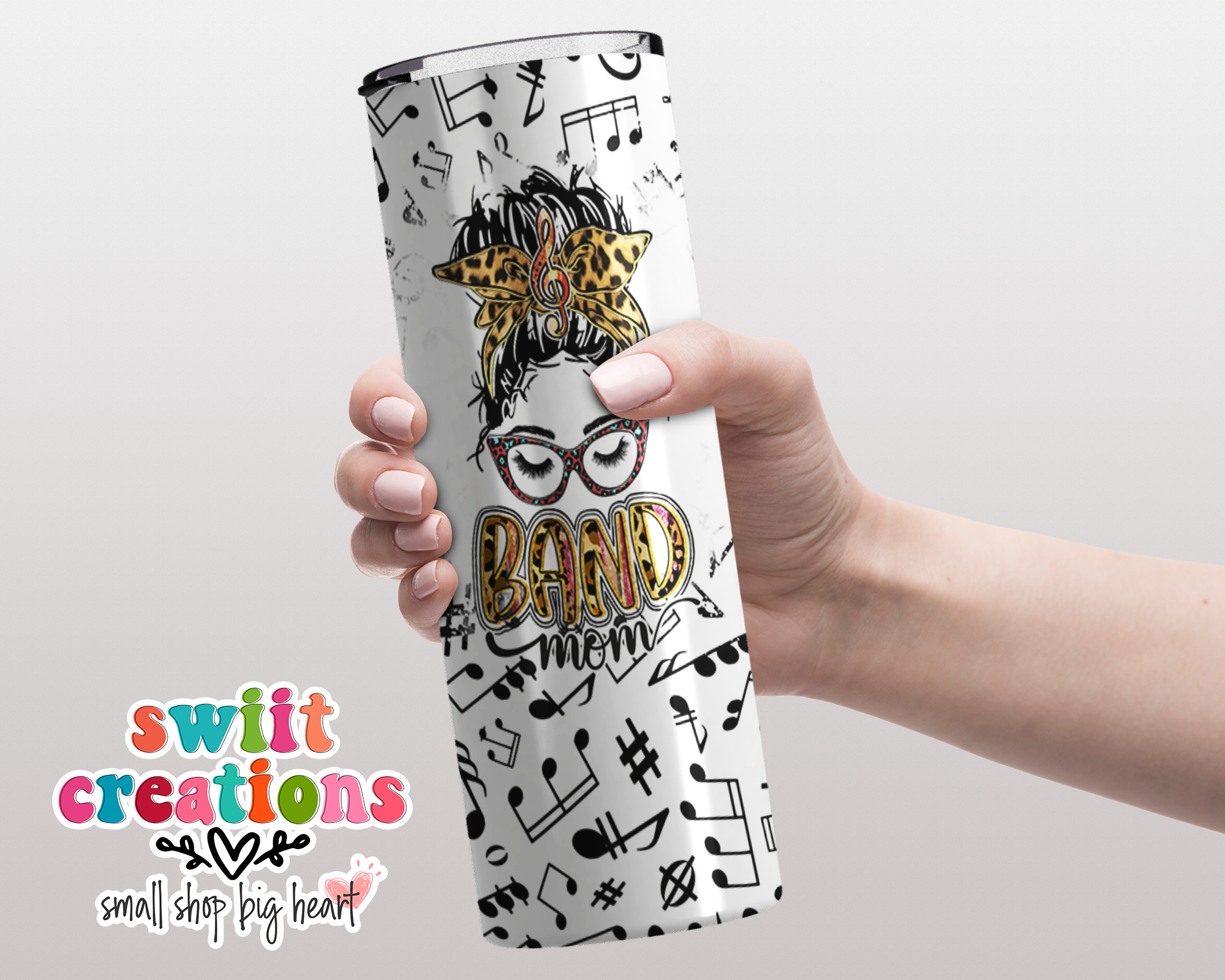 Band Mom Leopard Tumbler (T186)