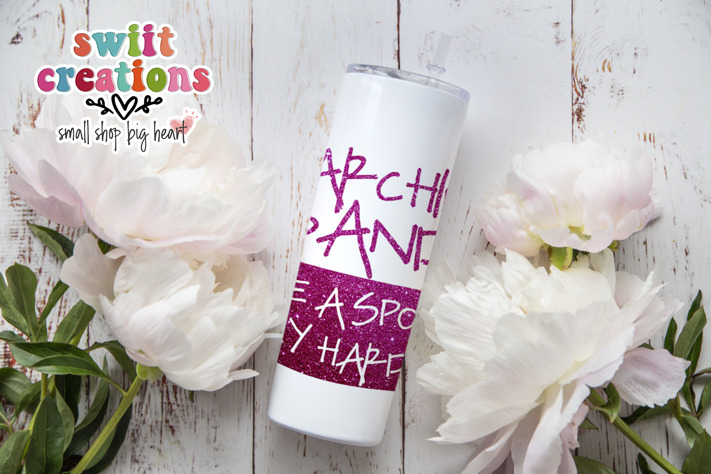 Marching Band Like a Sport Pink Glitter Tumbler (T037)