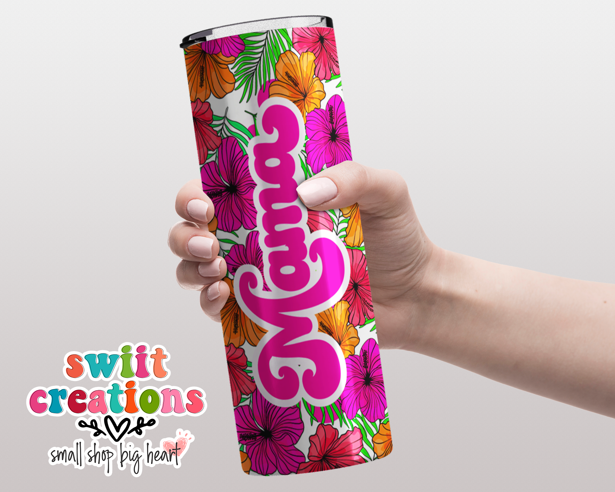 Bright Flower Mama Tumbler (T328)