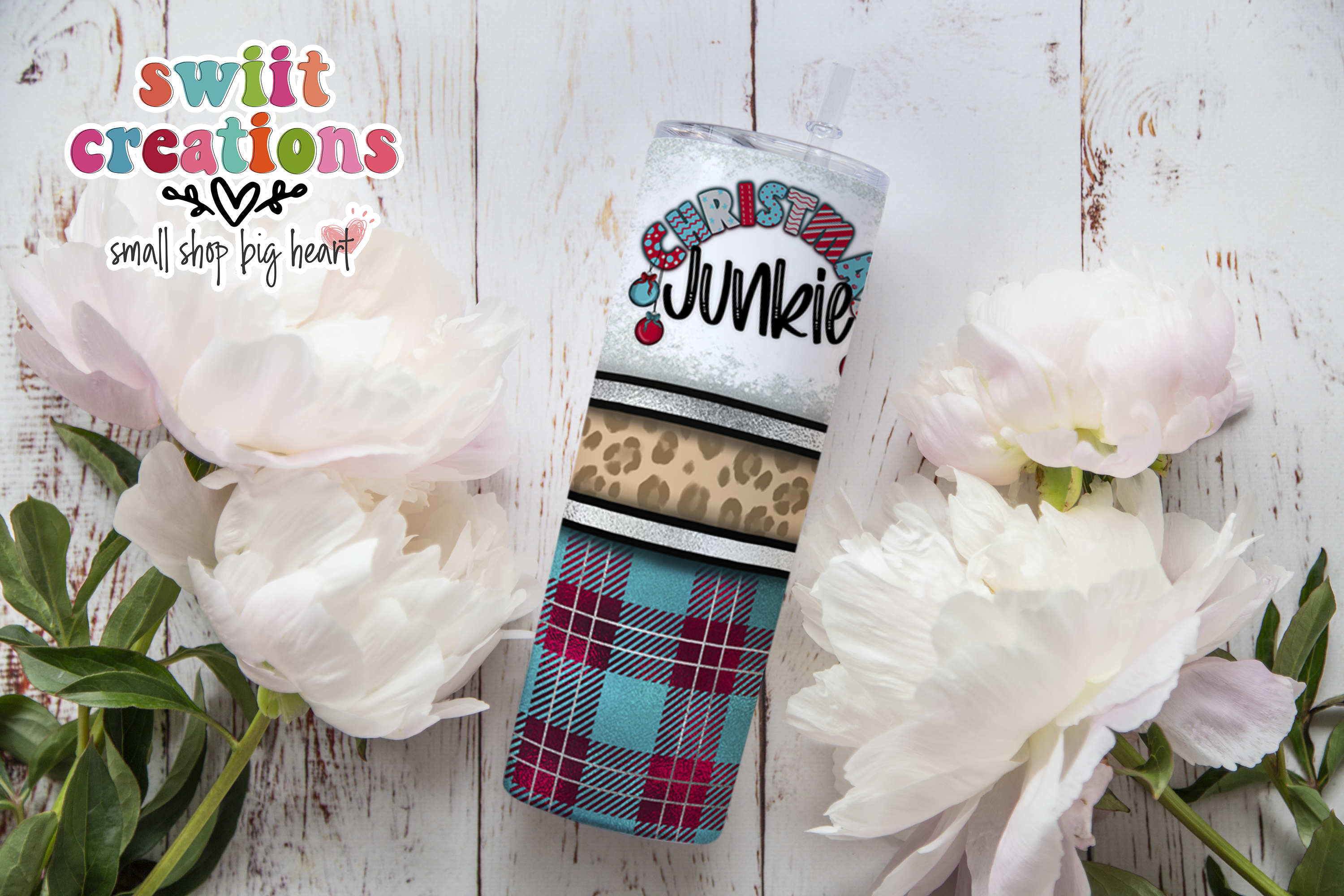 Christmas Junkie Tumbler (T309)