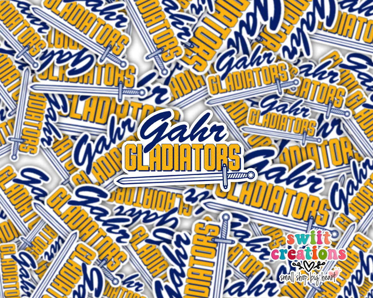 Gahr Gladiators Sticker SS193G