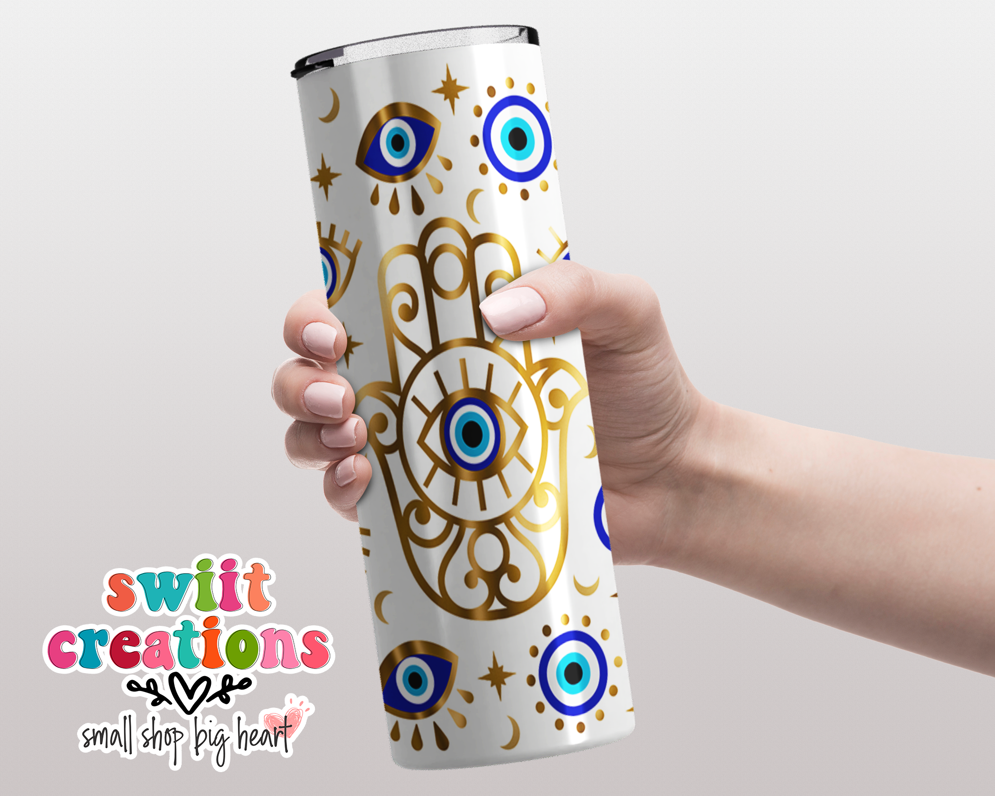 Evil Eye Tumbler (T382)