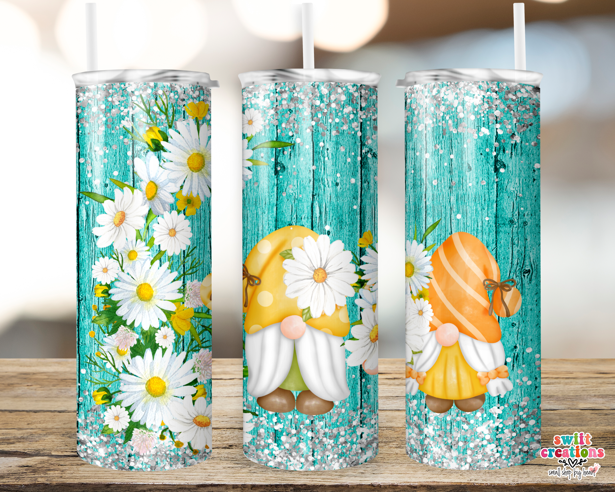 Daisy Gnome Tumbler (T178)