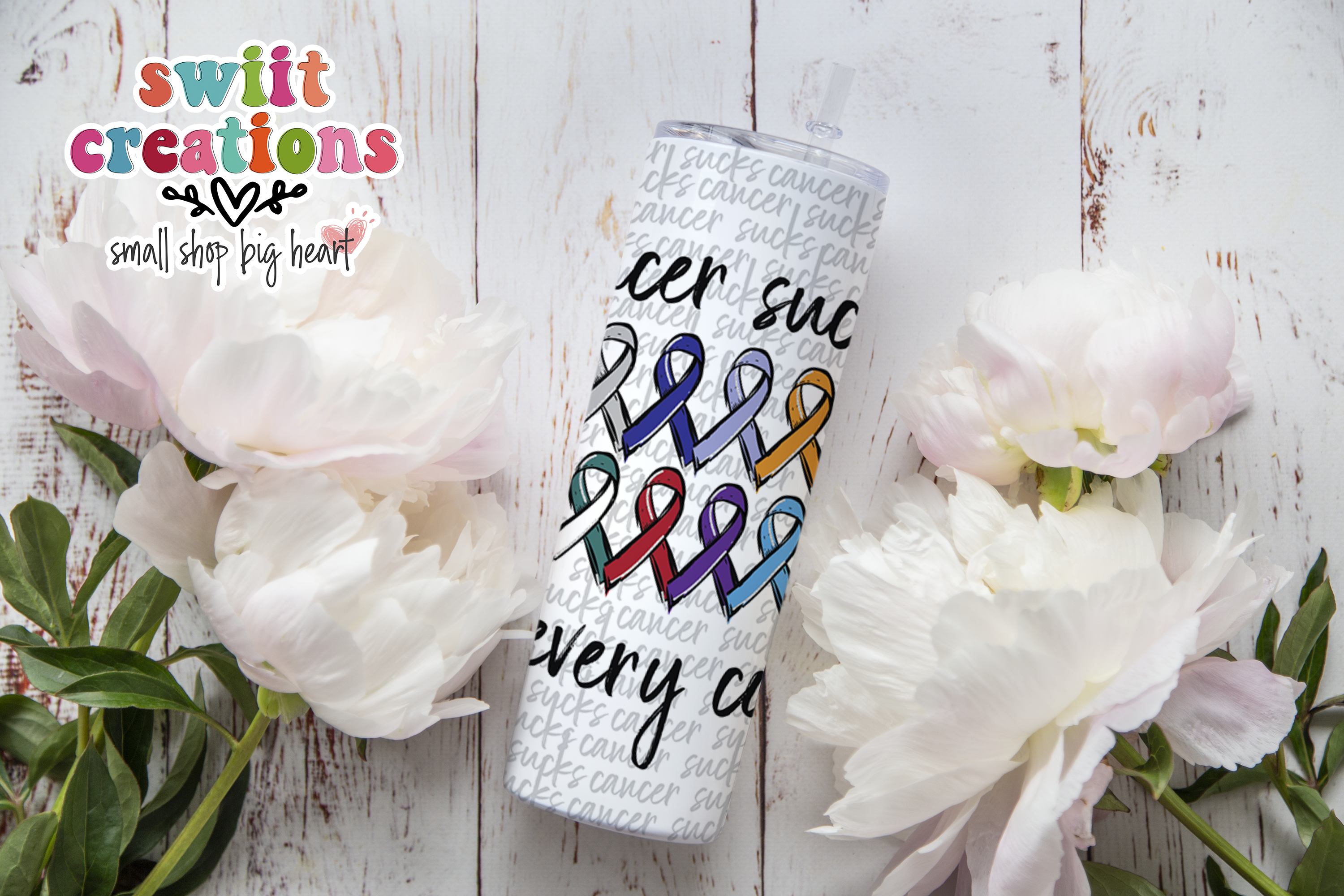 Cancer Sucks in Any Color Tumbler (T247)