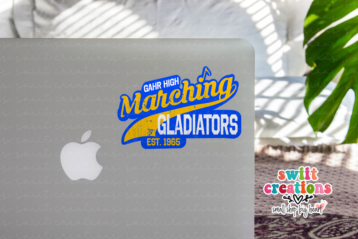 Gahr High Marching Gladiators Sticker SS155