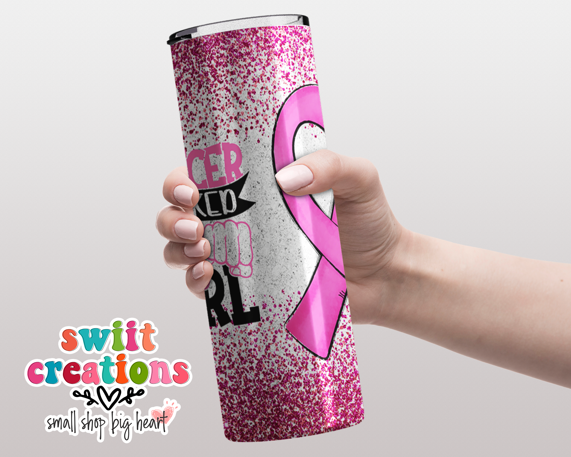 Cancer Picked The Wrong Girl Tumbler (T251)