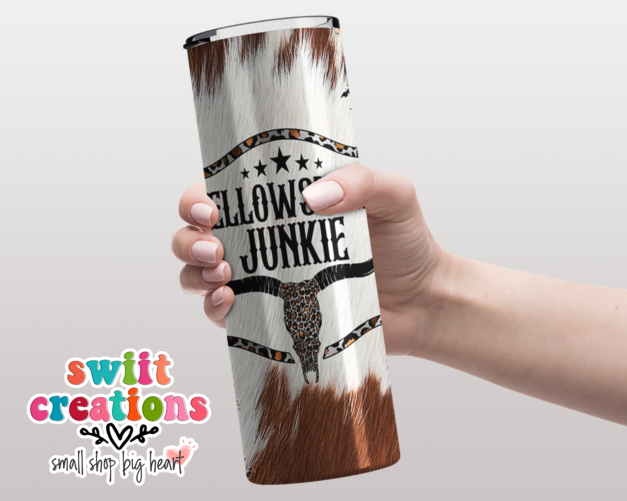 Cowhide Leopard Tumbler (T327)