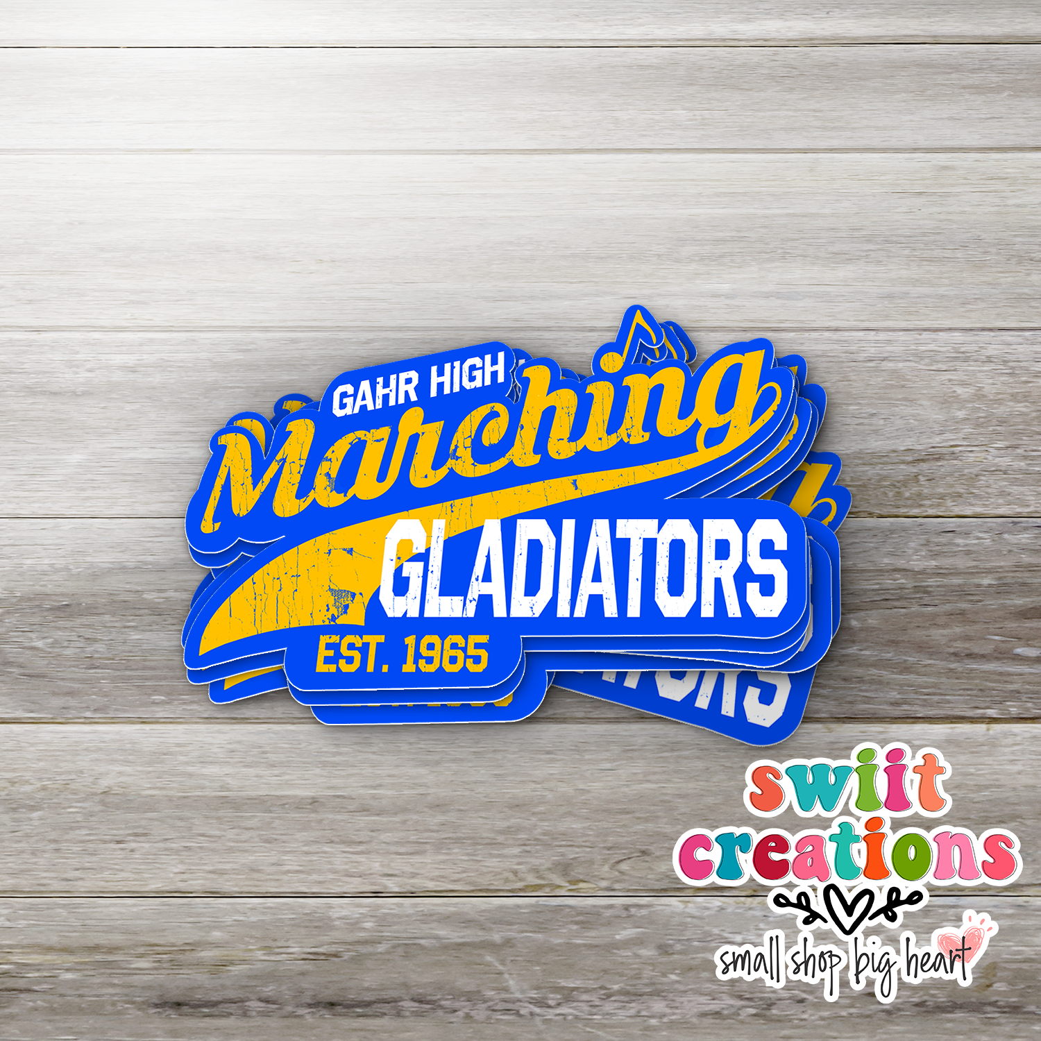 Gahr High Marching Gladiators Sticker SS155