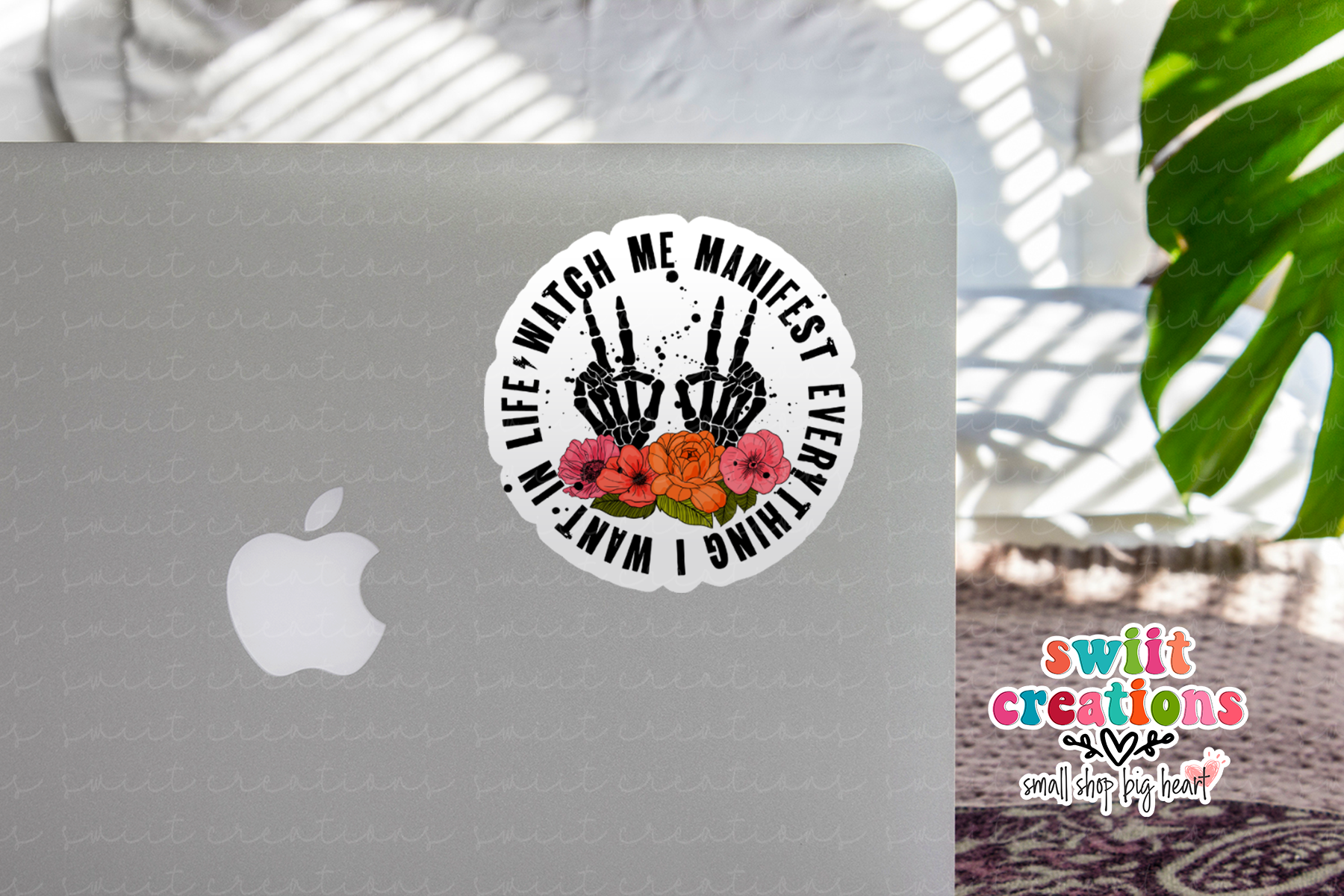 Watch Me Manifest Everything I Want In Life Waterproof Sticker SS366