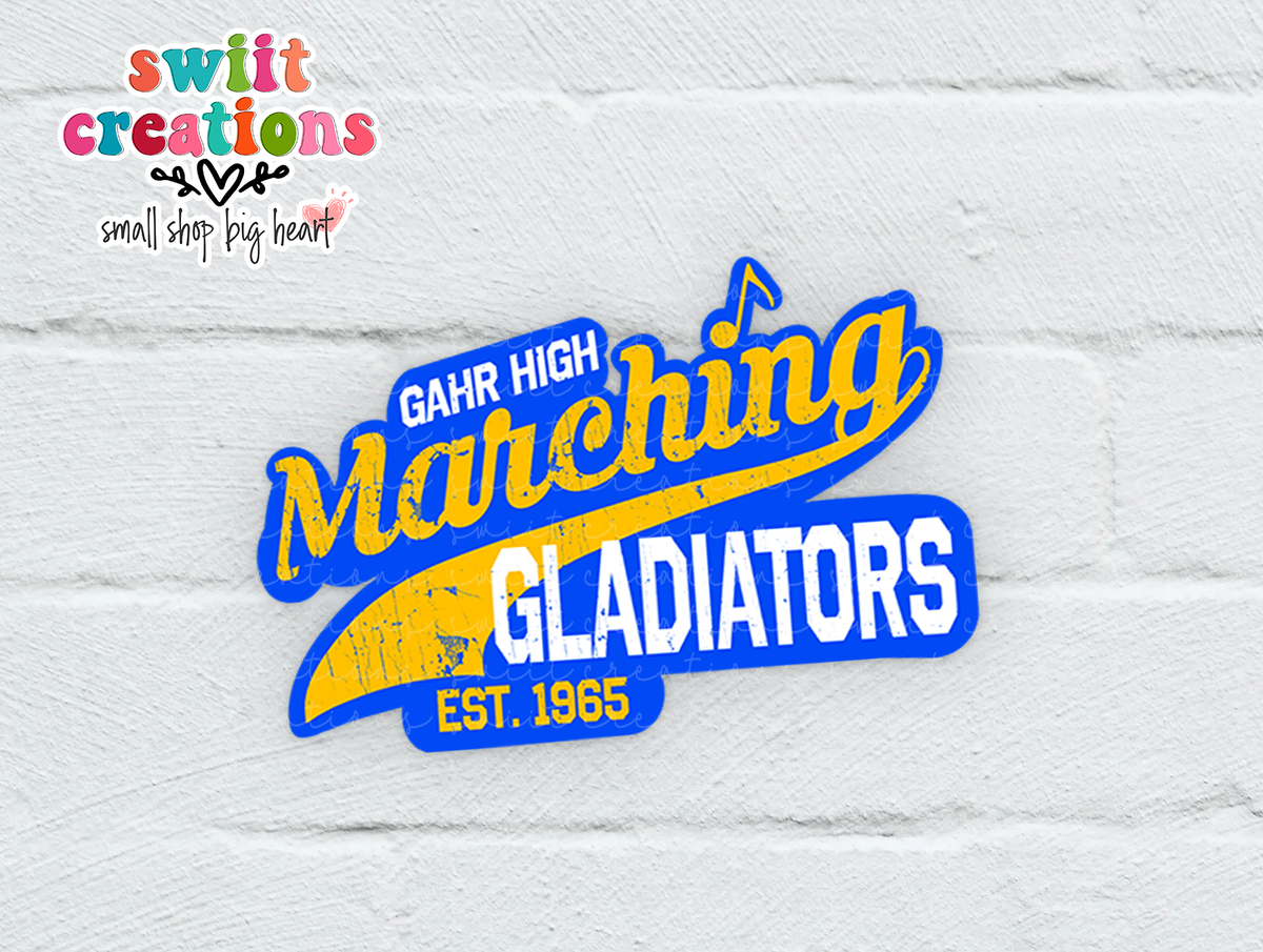 Gahr High Marching Gladiators Sticker SS155