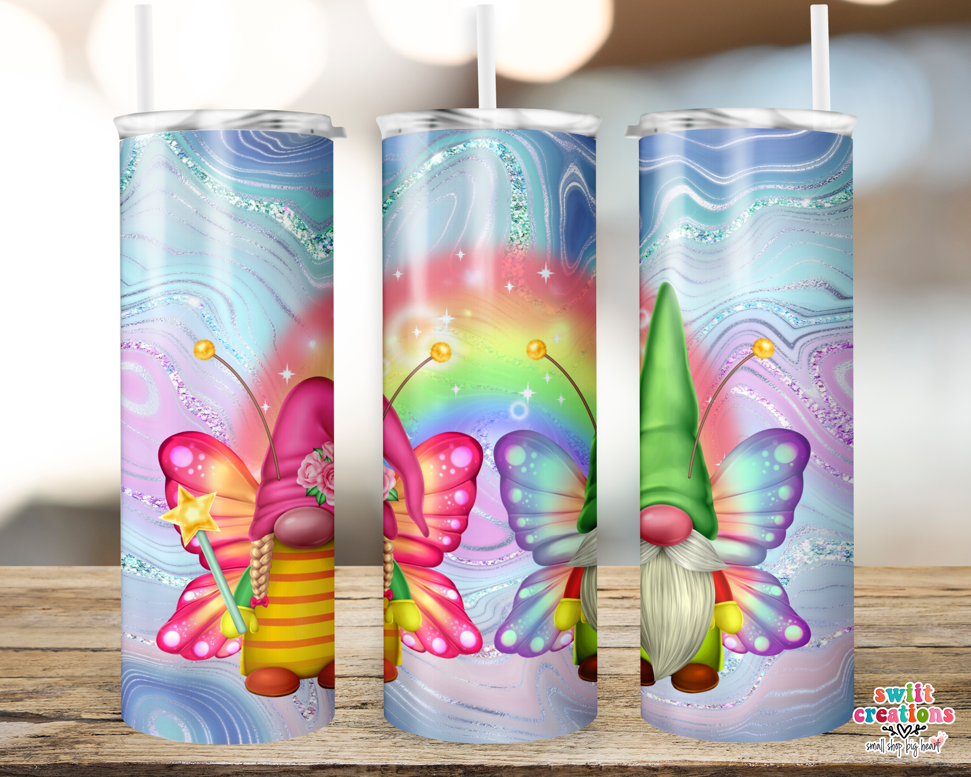 Fairy Gnome Tumbler (T160)