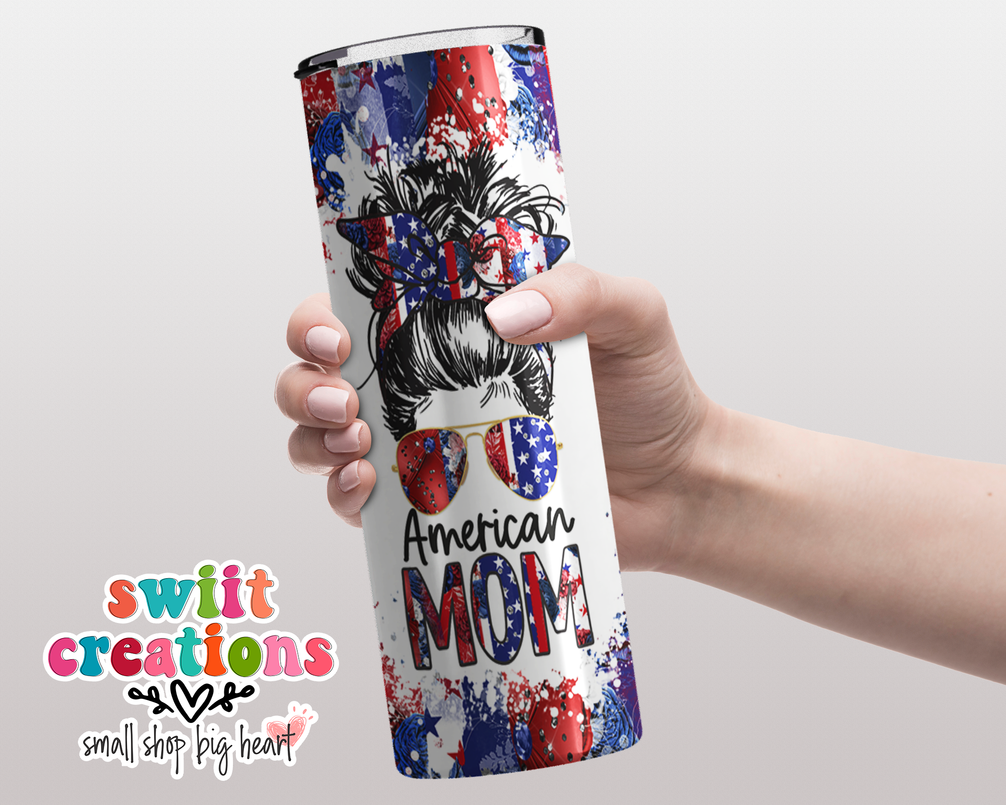 American Mom Tumbler (T214)
