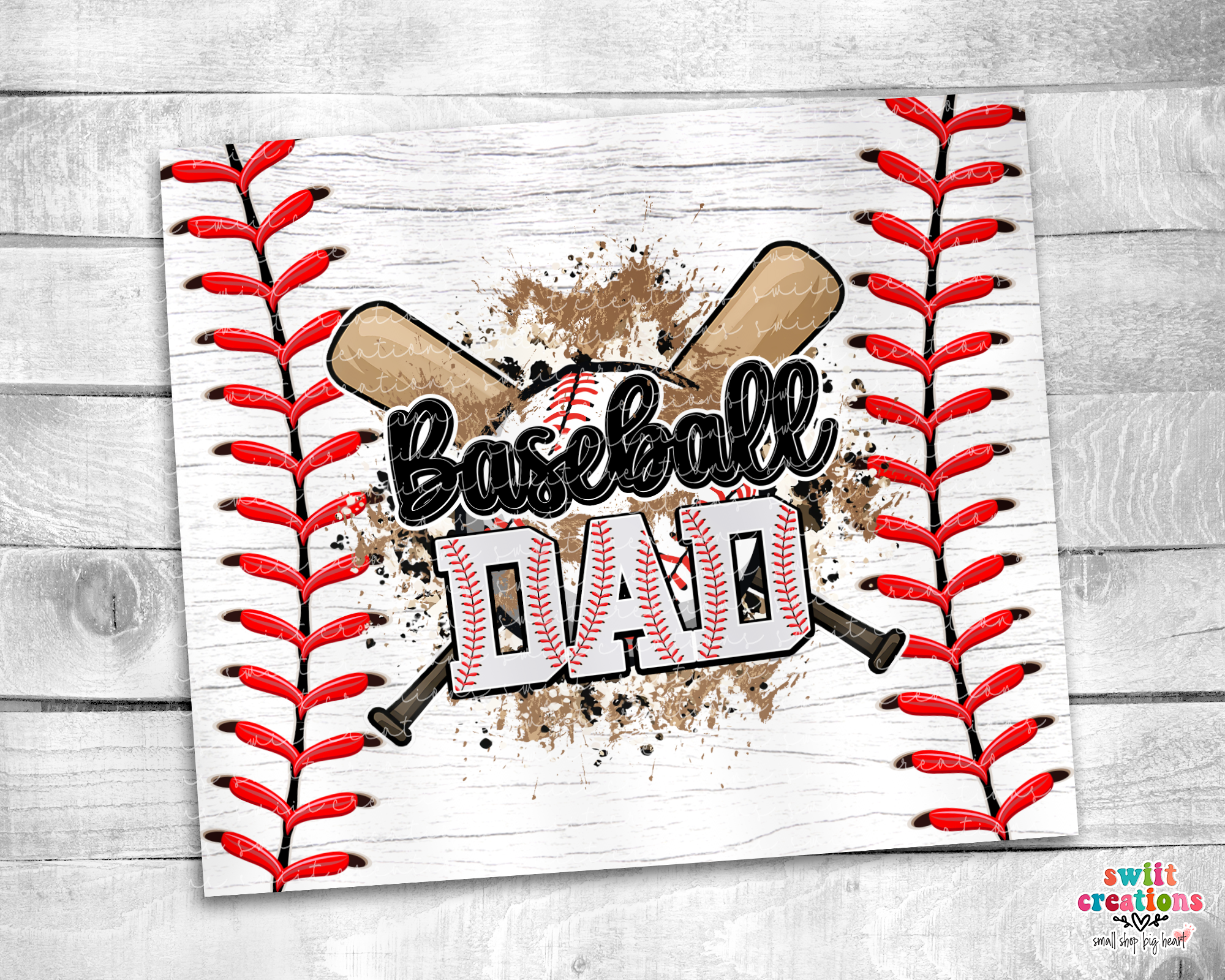 Baseball Dad Tumbler (T220)