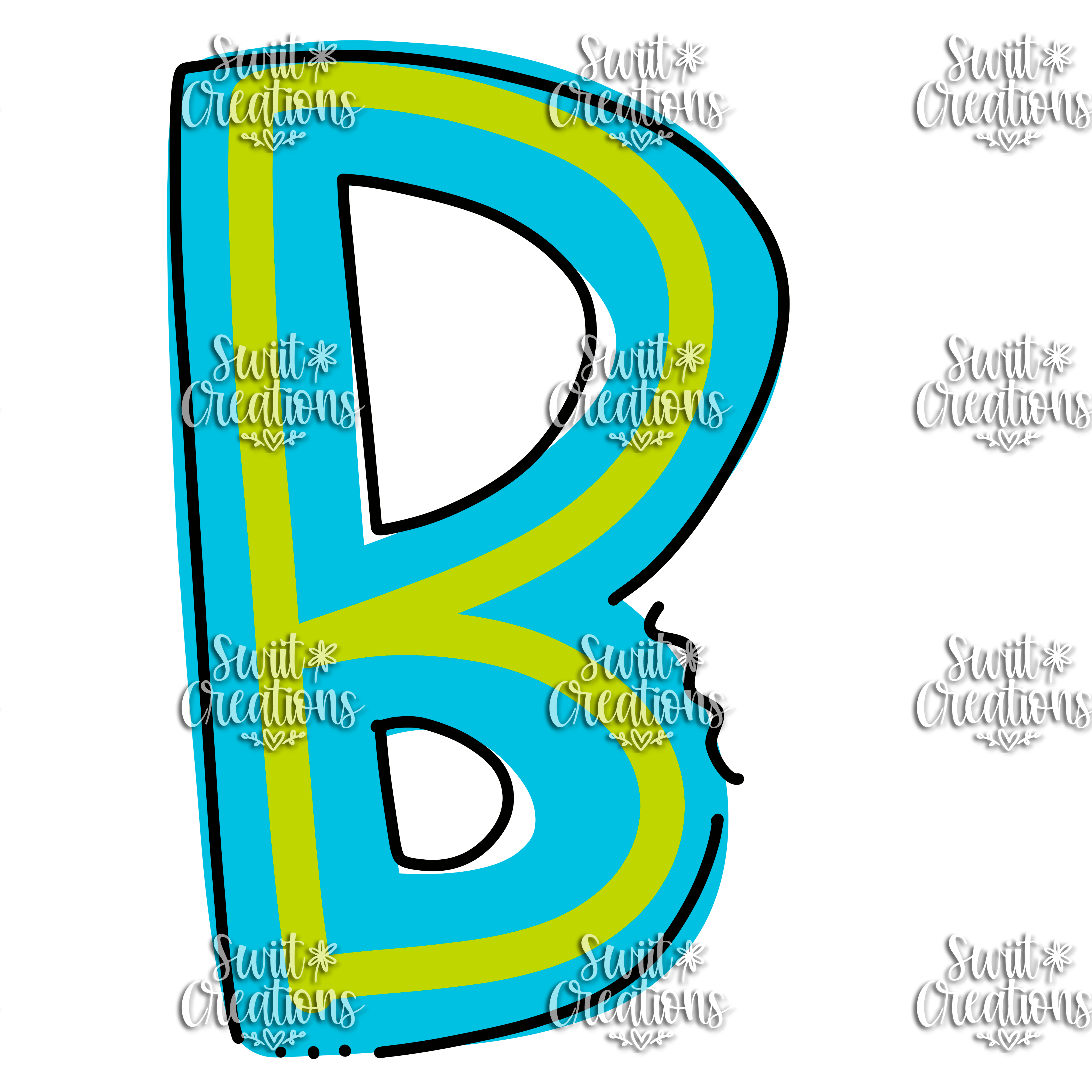 Doodle Font Personalized Tumbler (T051)