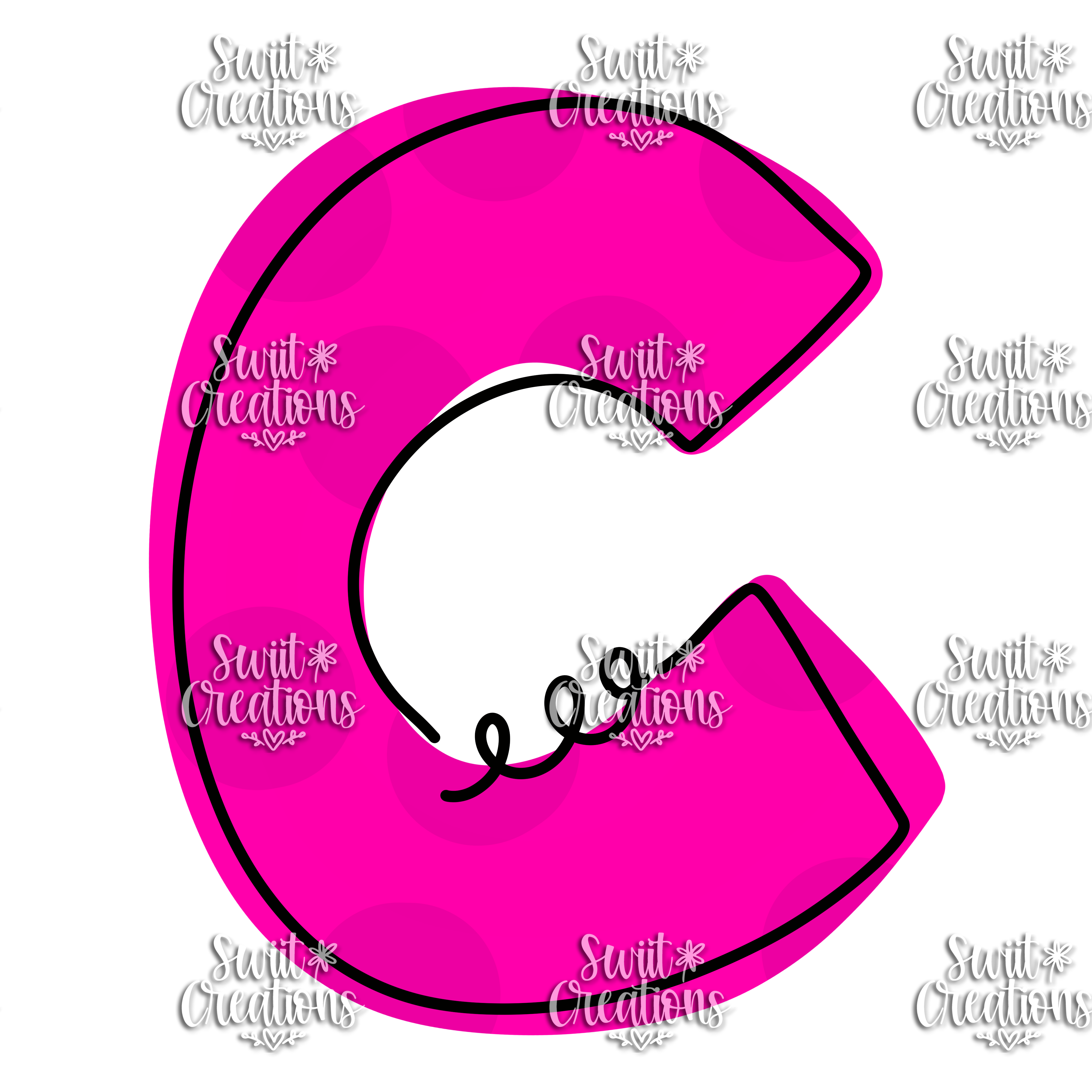 Doodle Font Personalized Tumbler (T051)