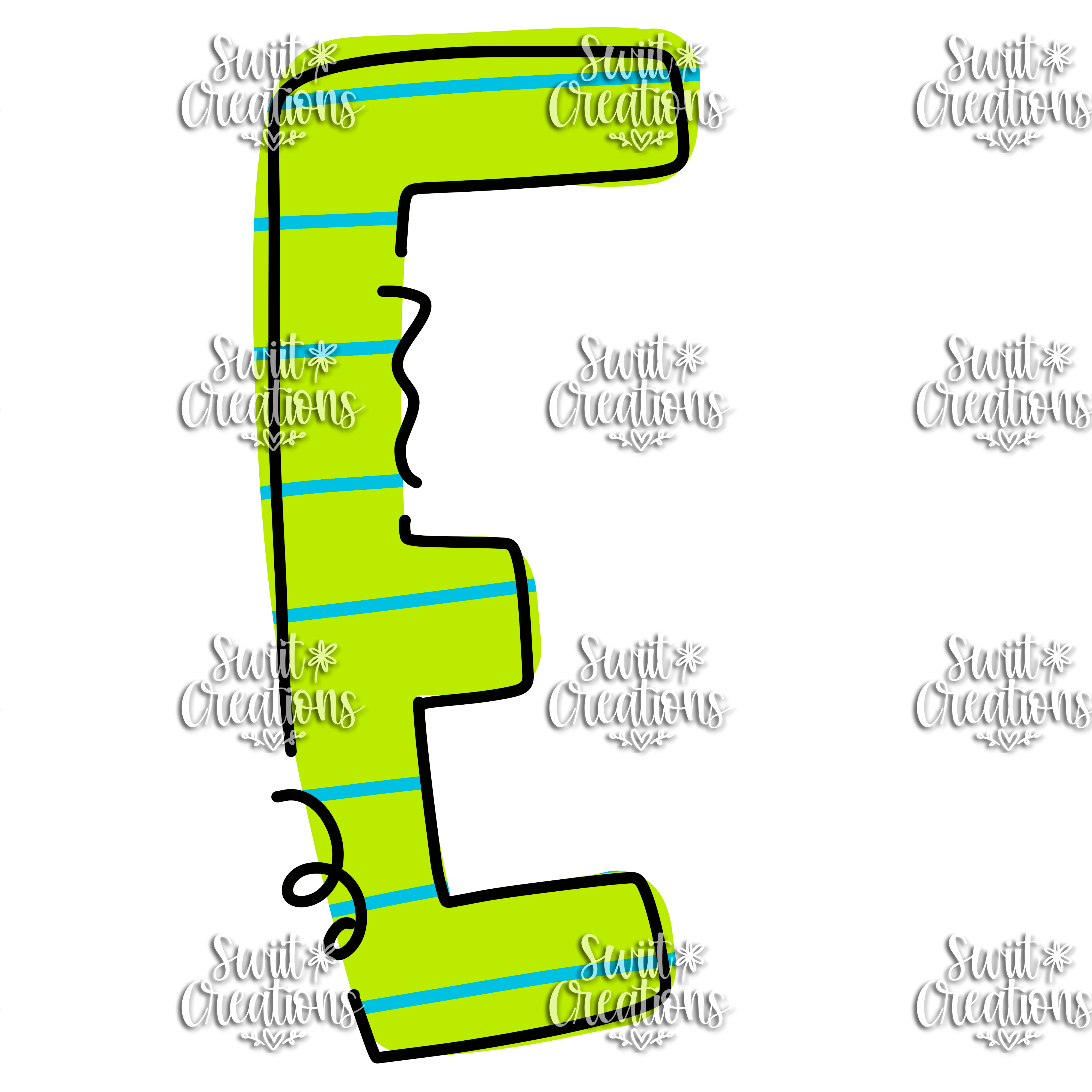 Doodle Font Personalized Tumbler (T051)