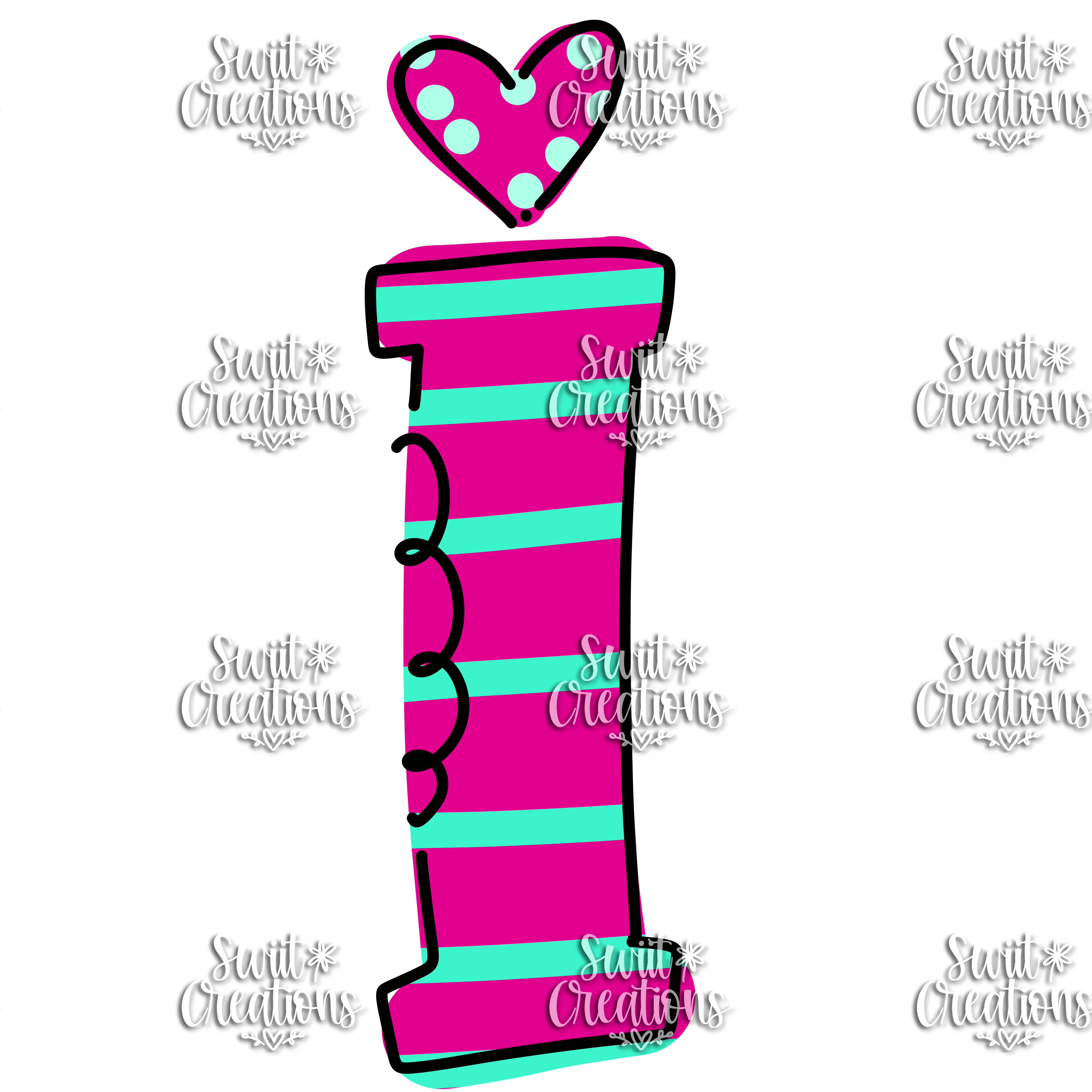 Doodle Font Personalized Tumbler (T051)