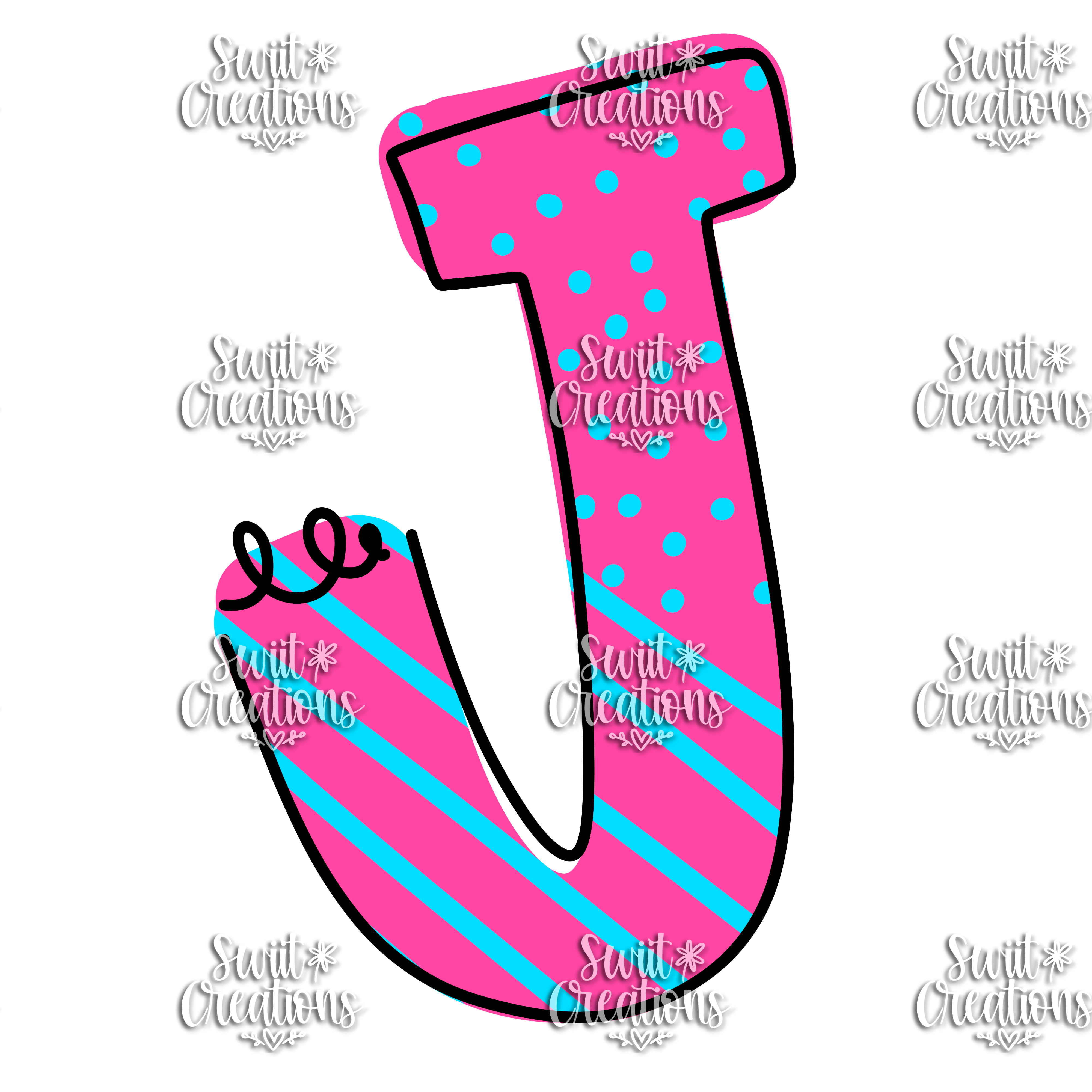 Doodle Font Personalized Tumbler (T051)