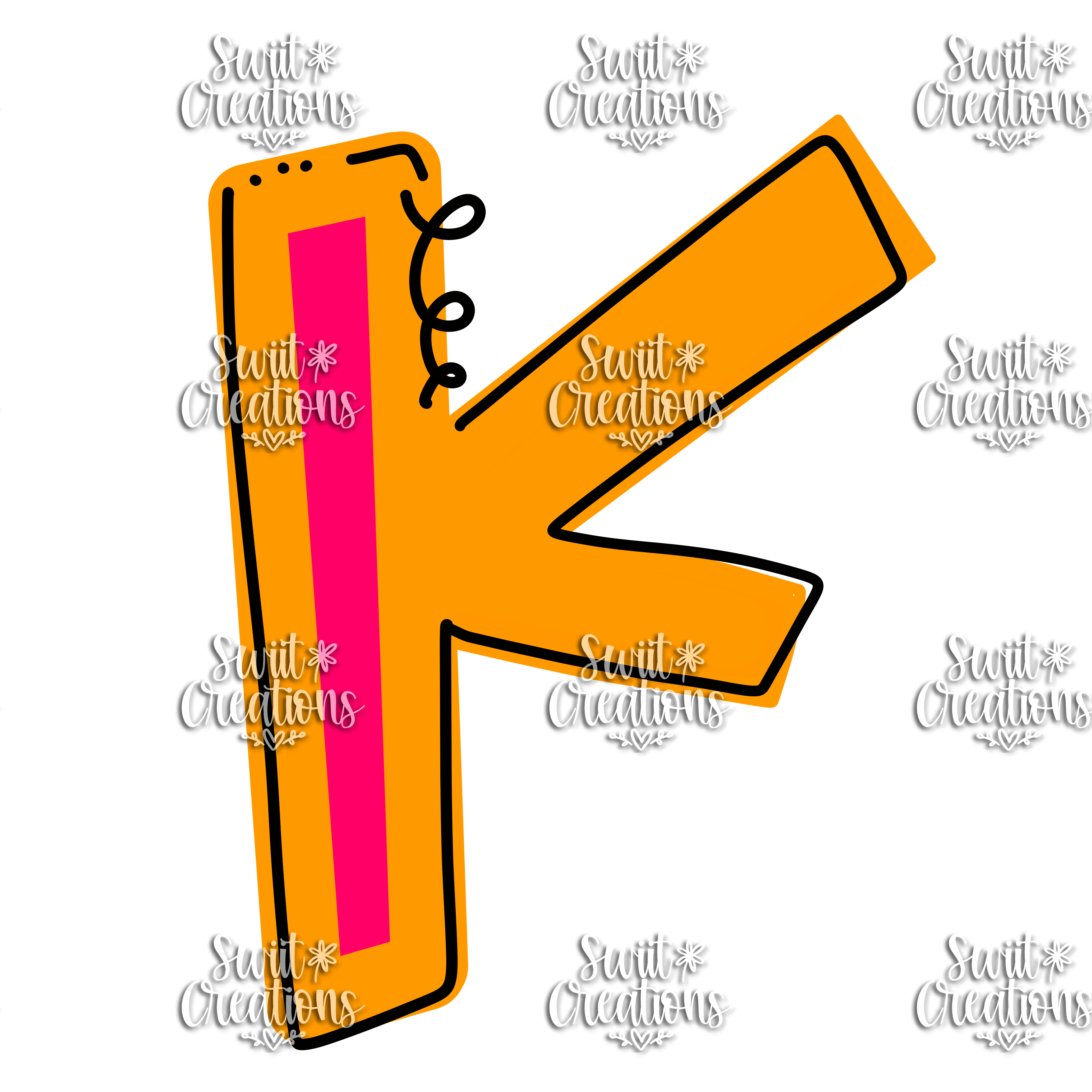 Doodle Font Personalized Tumbler (T051)