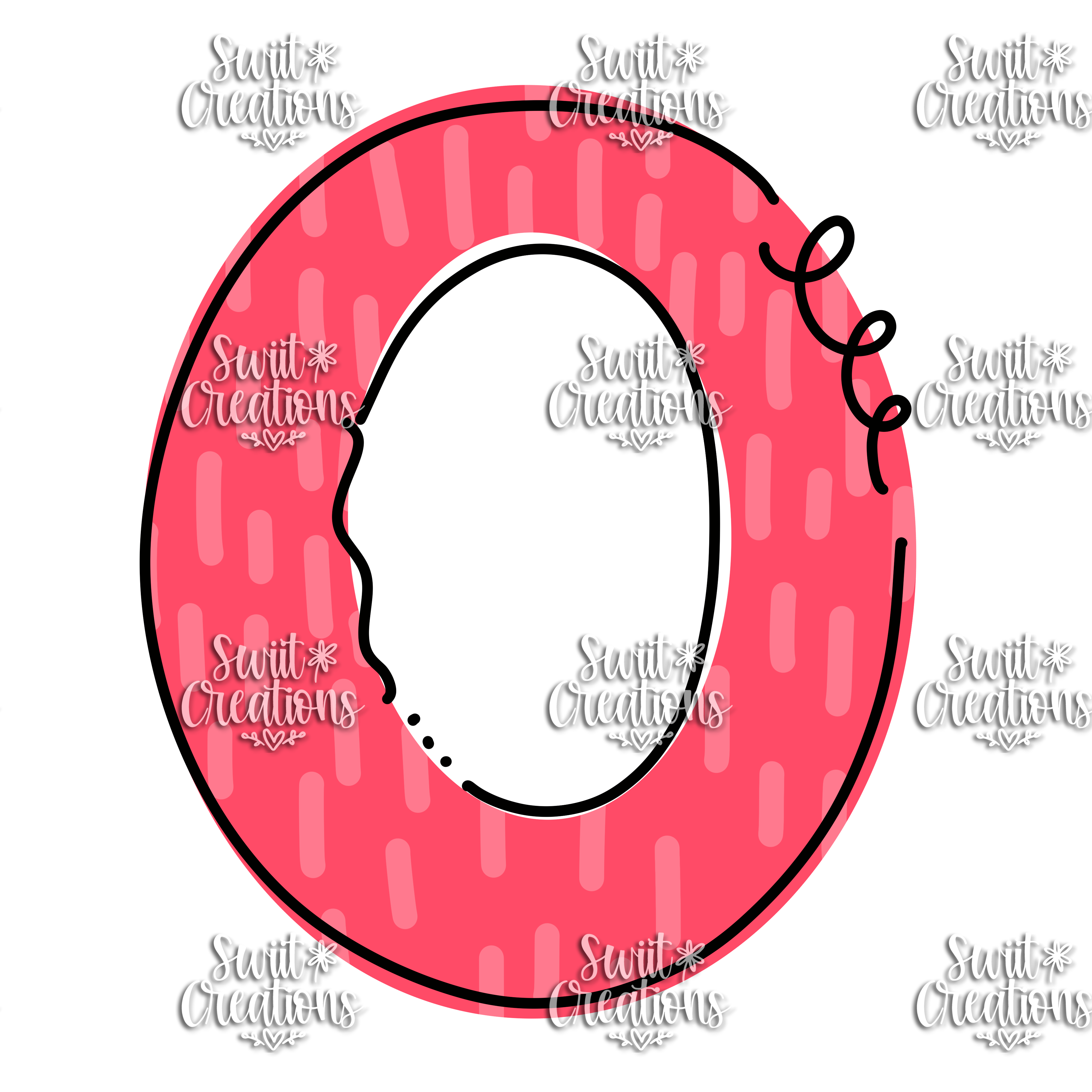 Doodle Font Personalized Tumbler (T051)