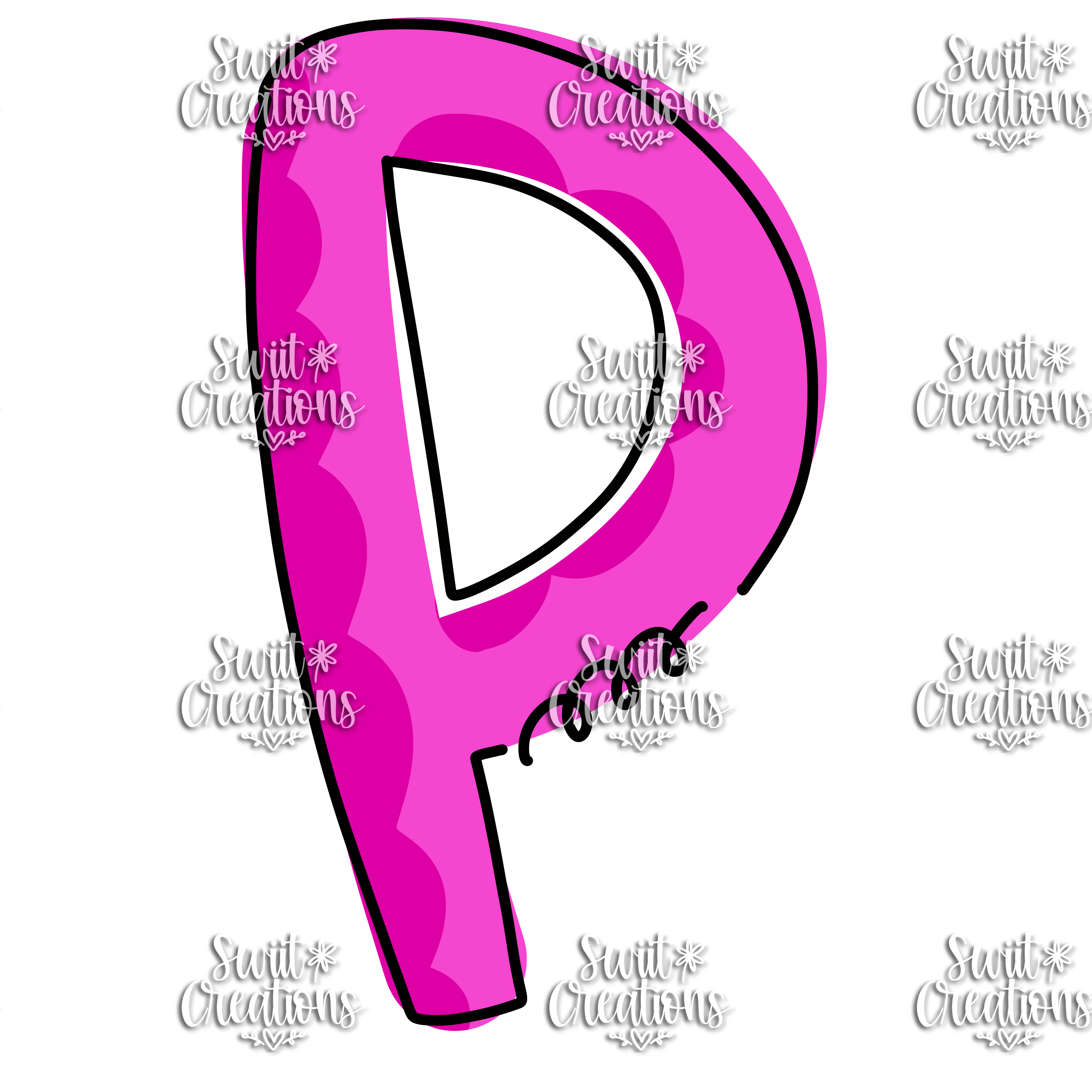 Doodle Font Personalized Tumbler (T051)