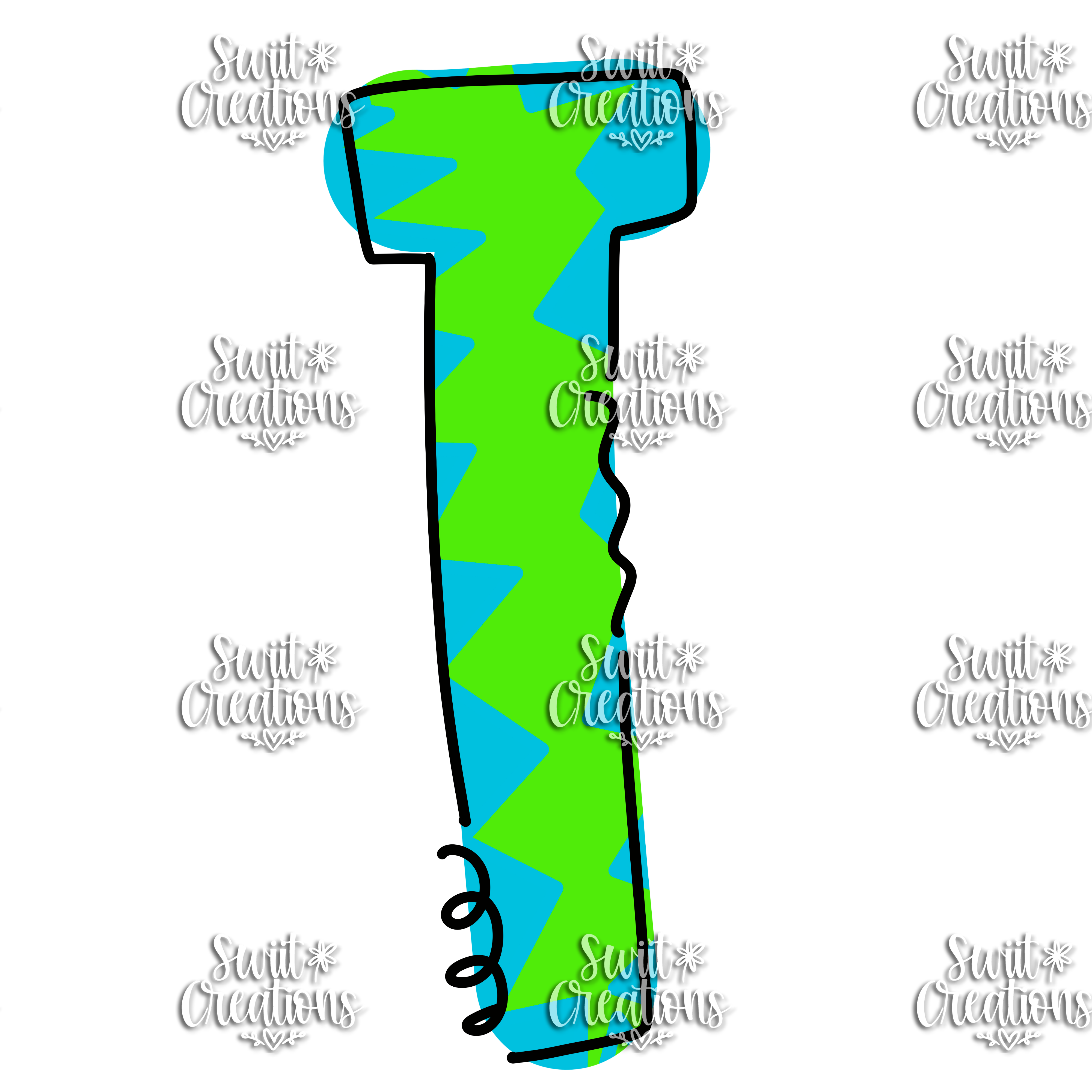 Doodle Font Personalized Tumbler (T051)