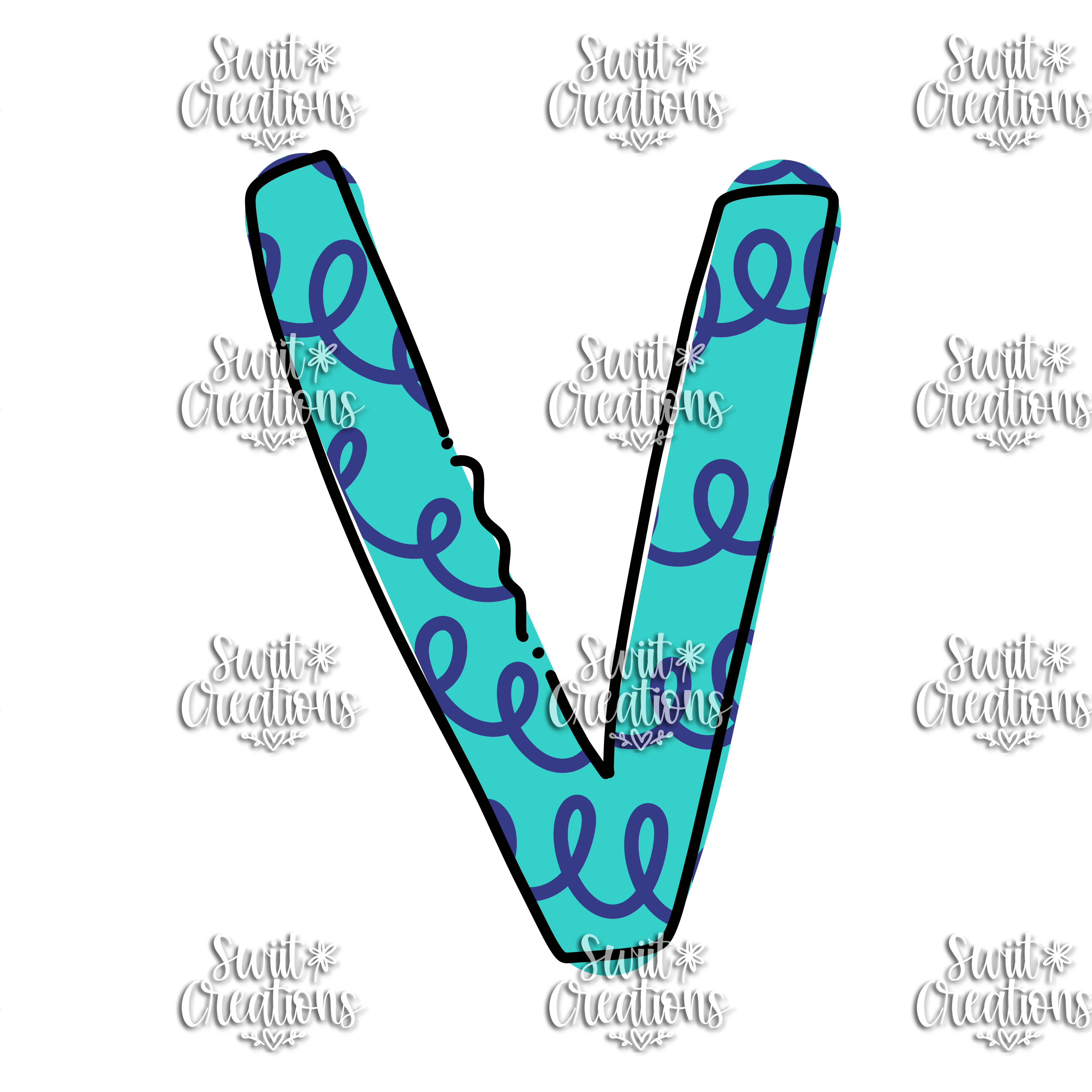 Doodle Font Personalized Tumbler (T051)