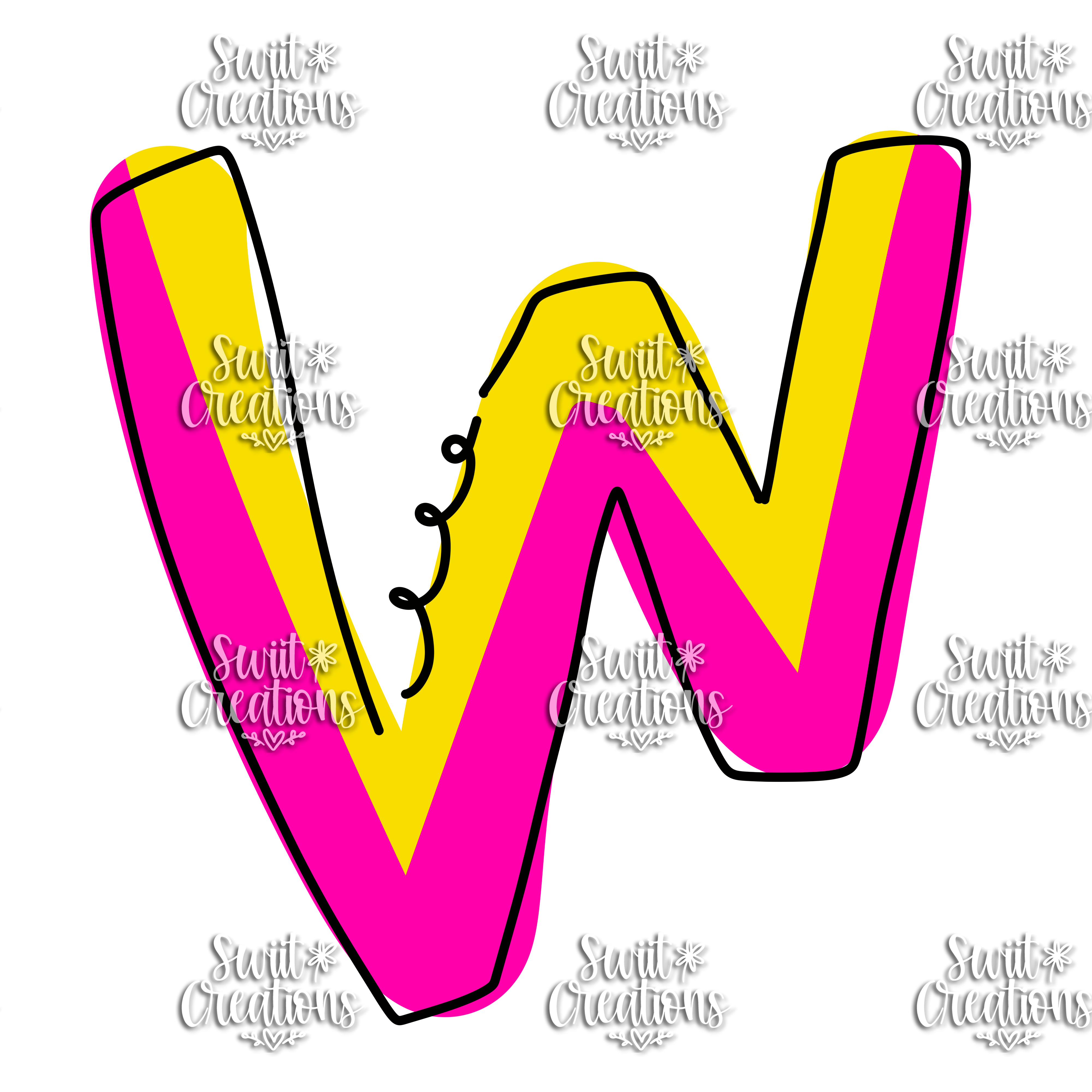 Doodle Font Personalized Tumbler (T051)