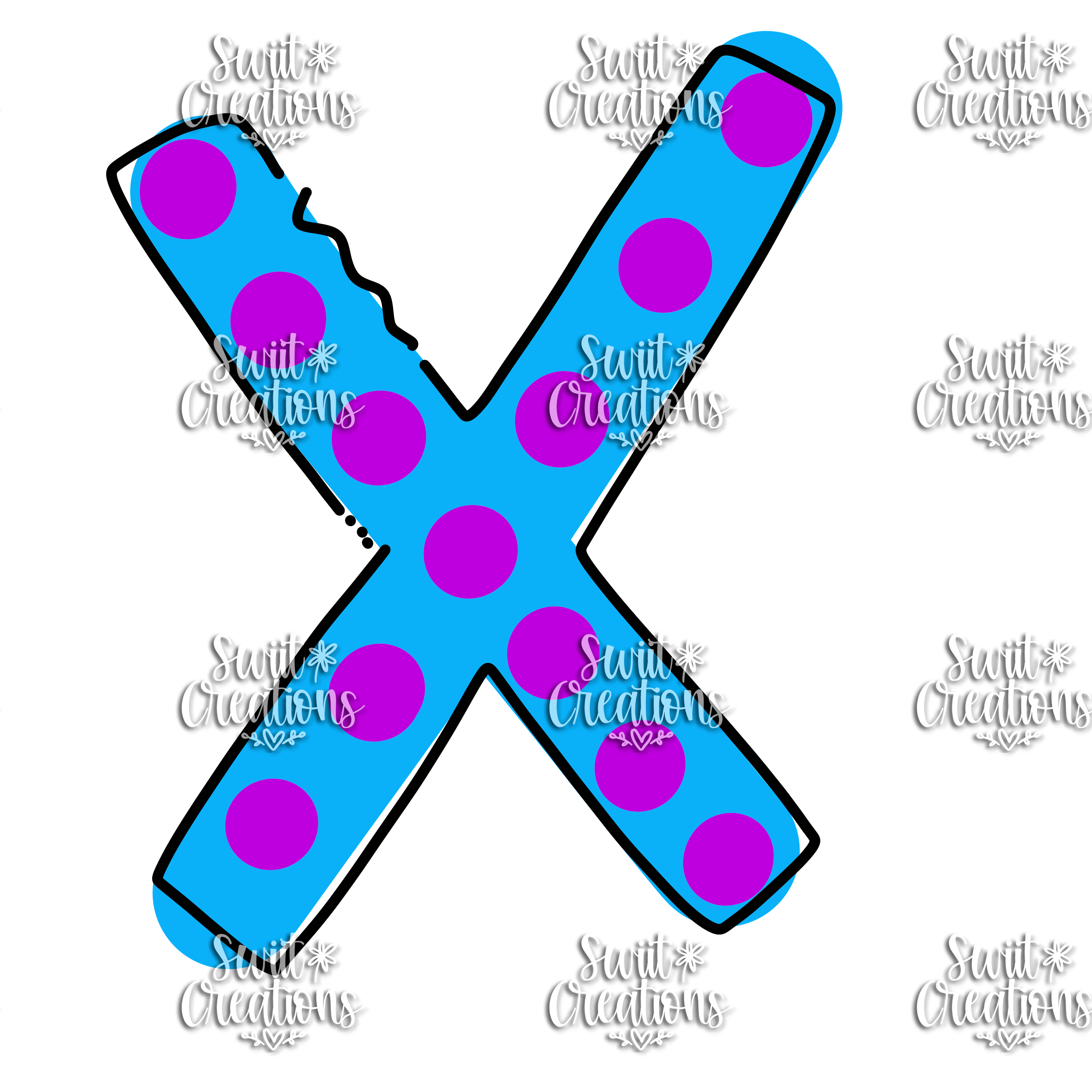 Doodle Font Personalized Tumbler (T051)