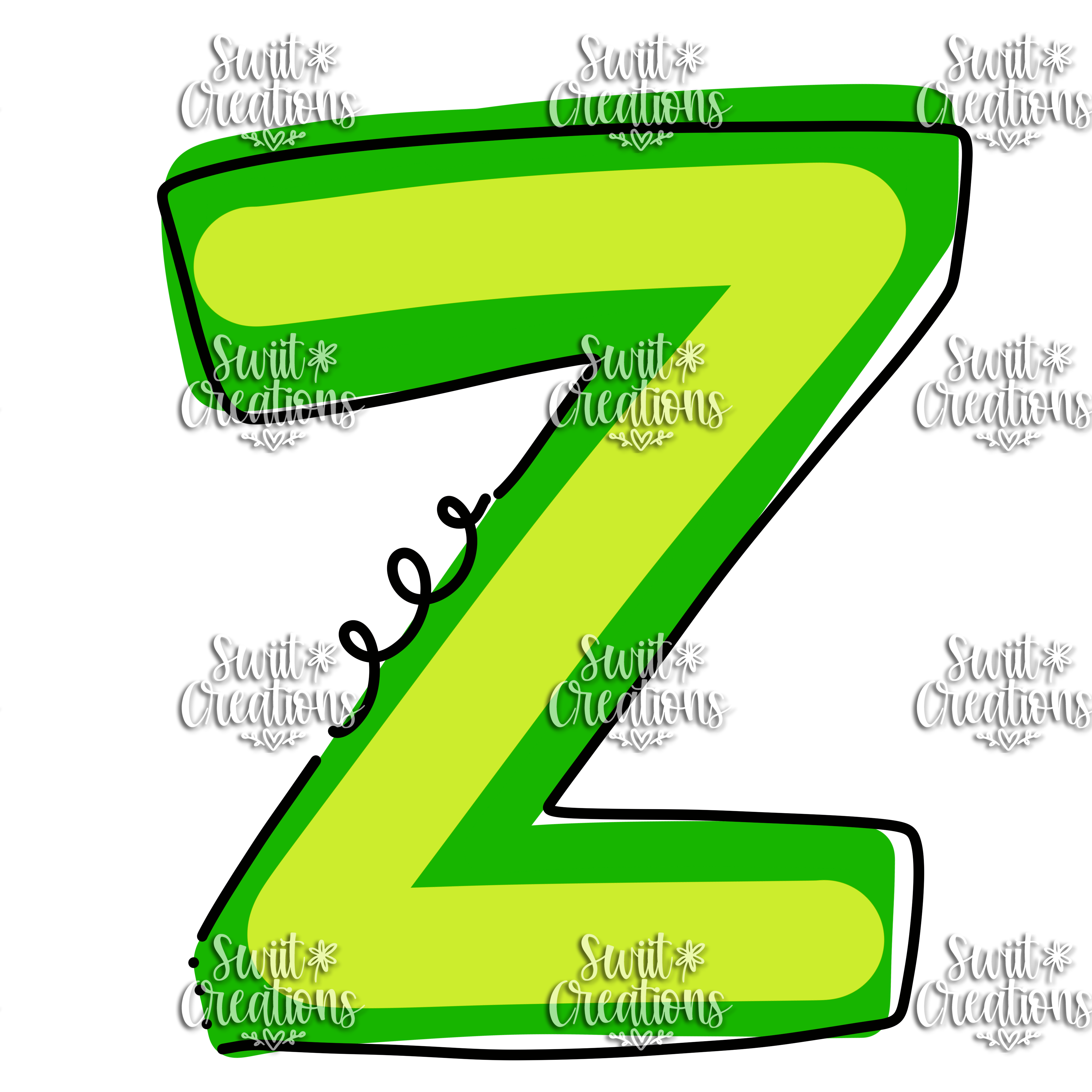 Doodle Font Personalized Tumbler (T051)