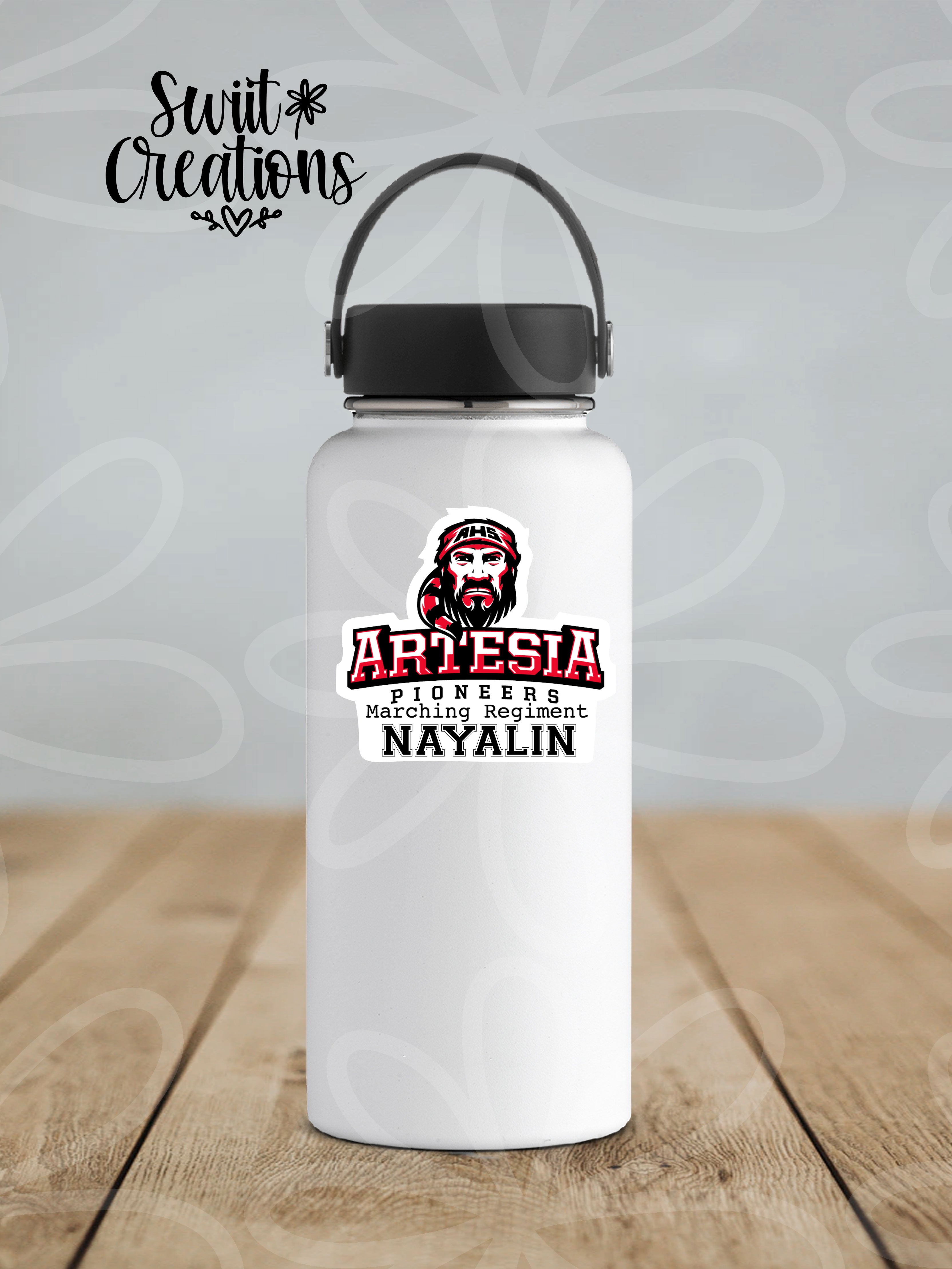 Artesia Pioneers Marching Regiment Personalized Sticker SS280