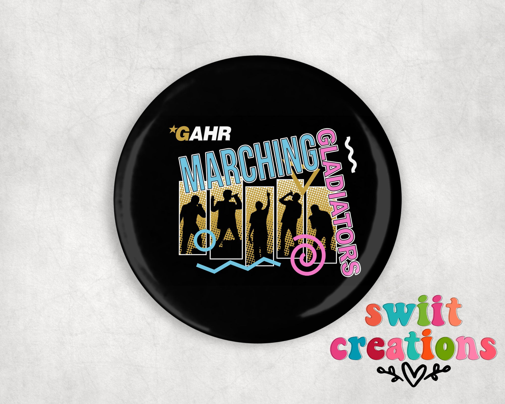Gahr Show Pin Buttons 2.25"
