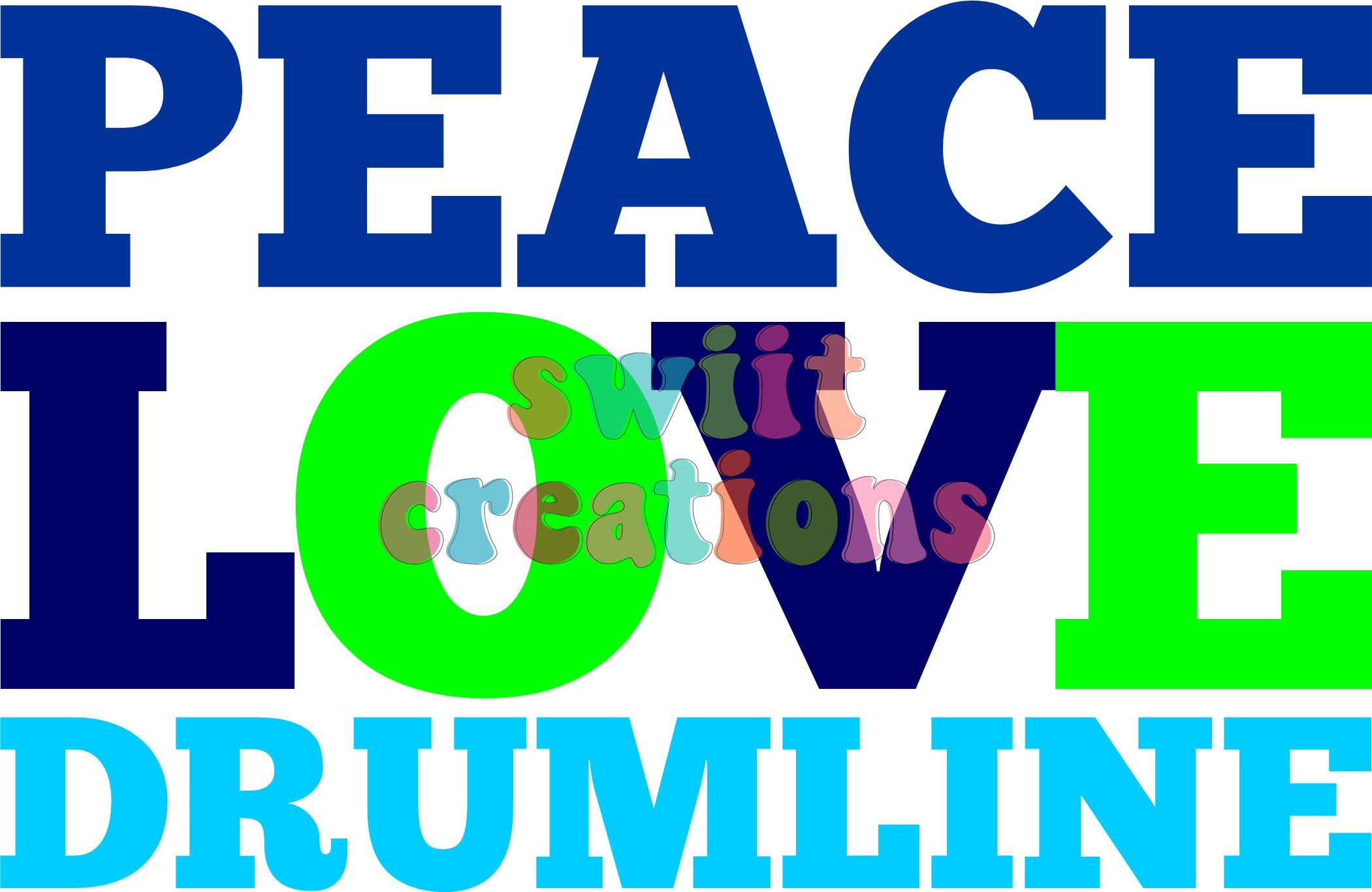 Band Large Canvas Tote