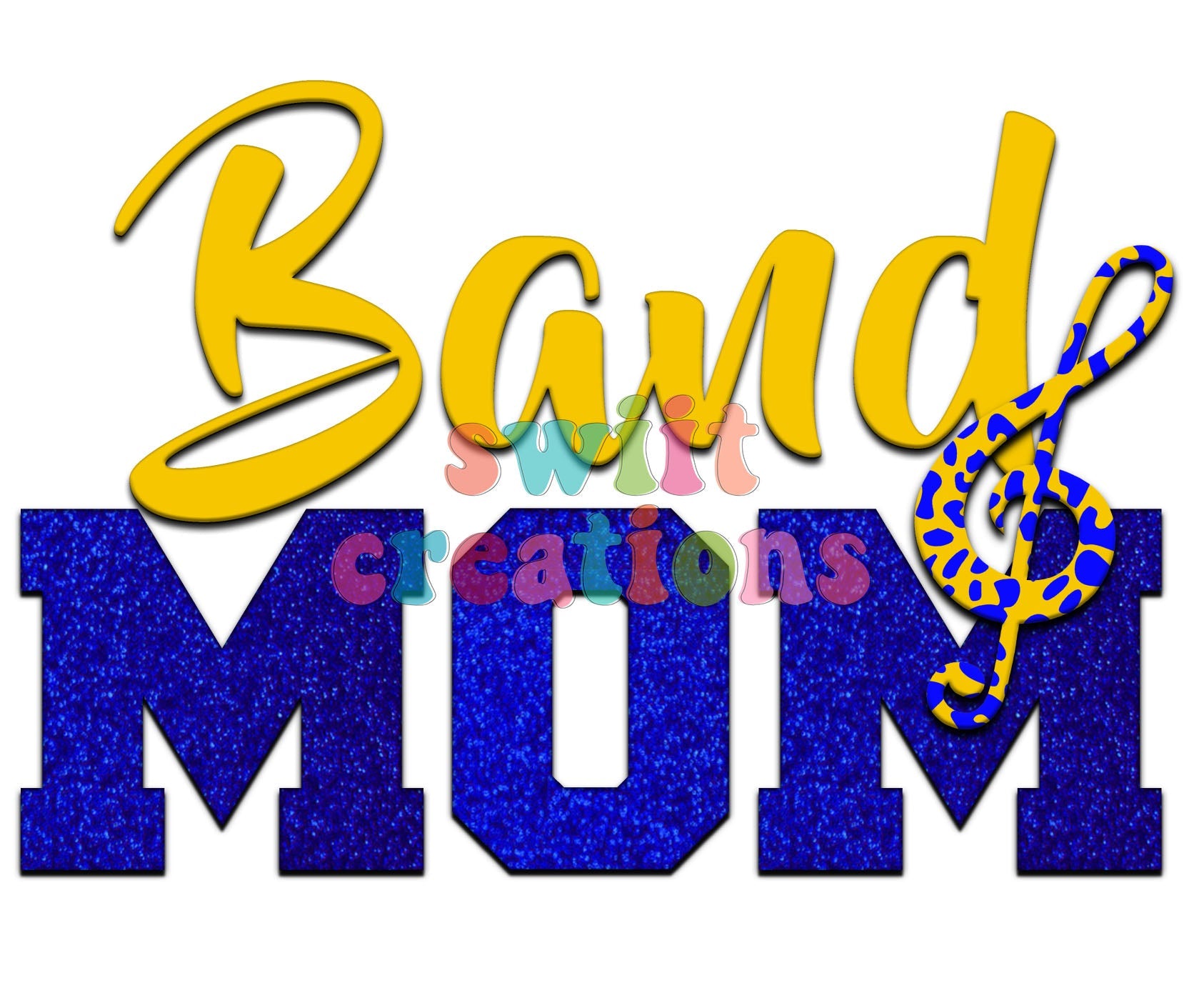 Band Mom Large Canvas Tote