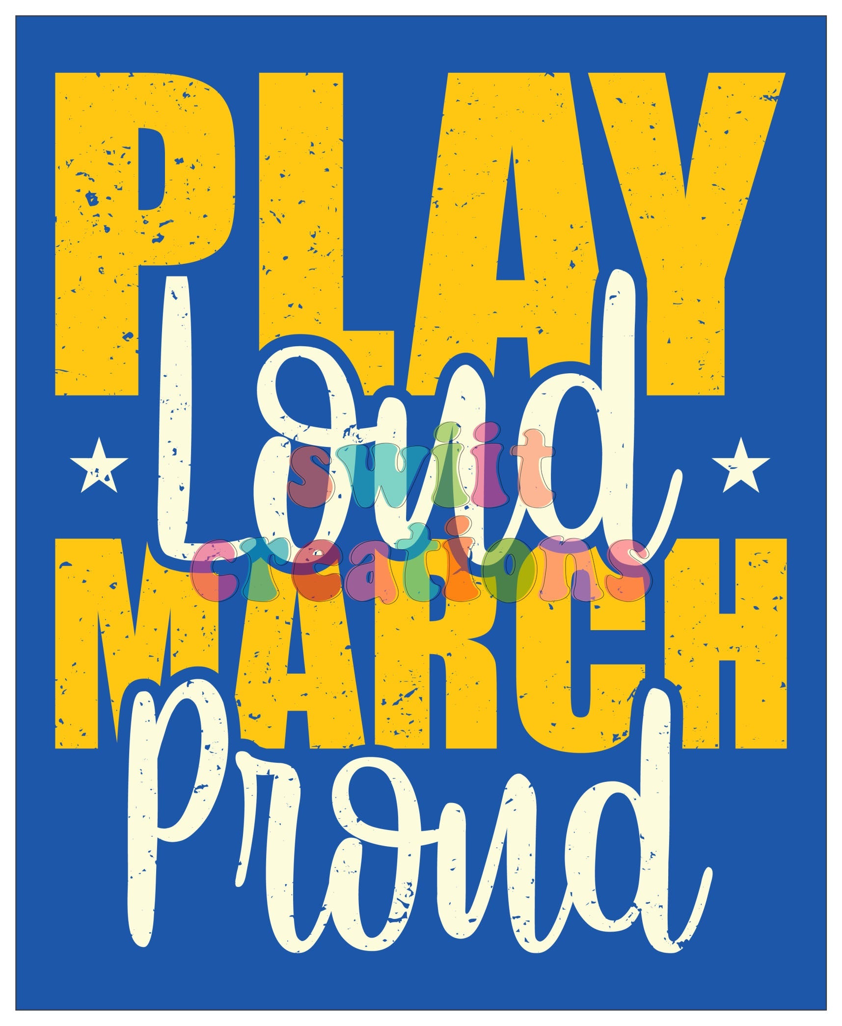 Band Large Canvas Tote