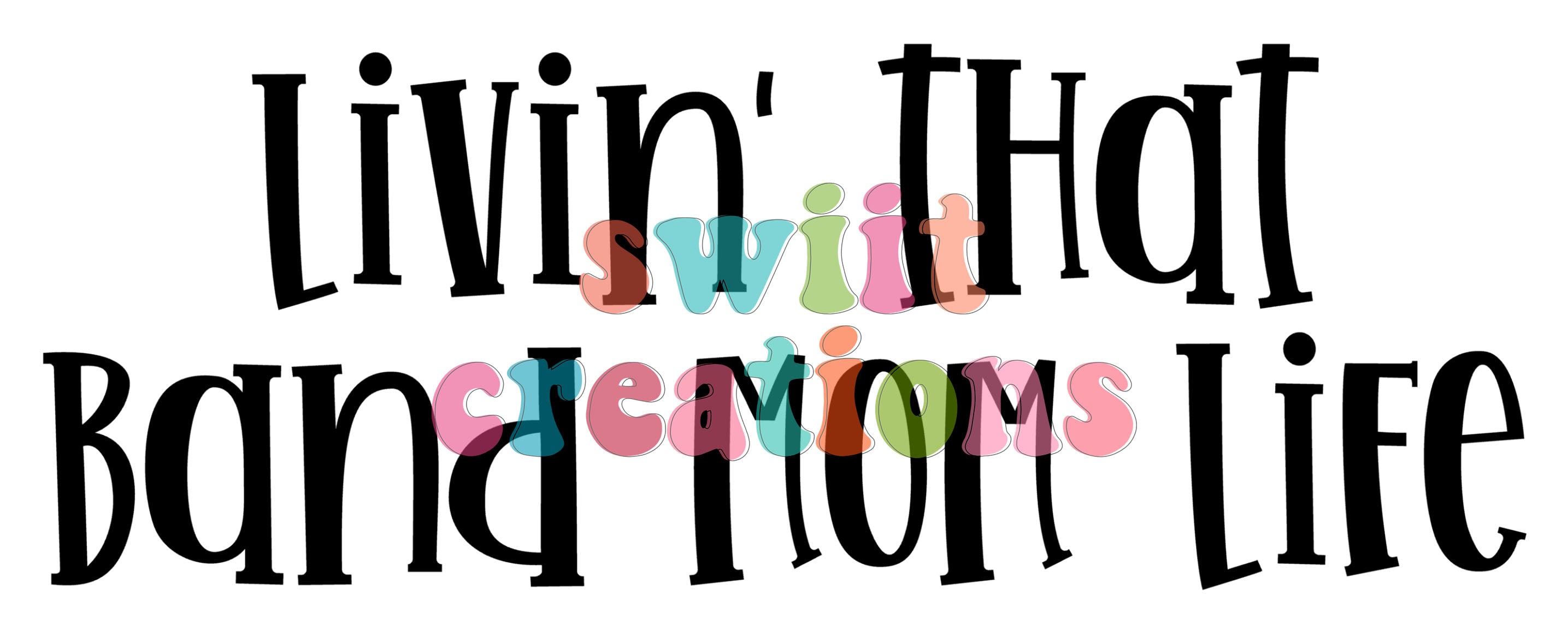 Band Mom Large Canvas Tote