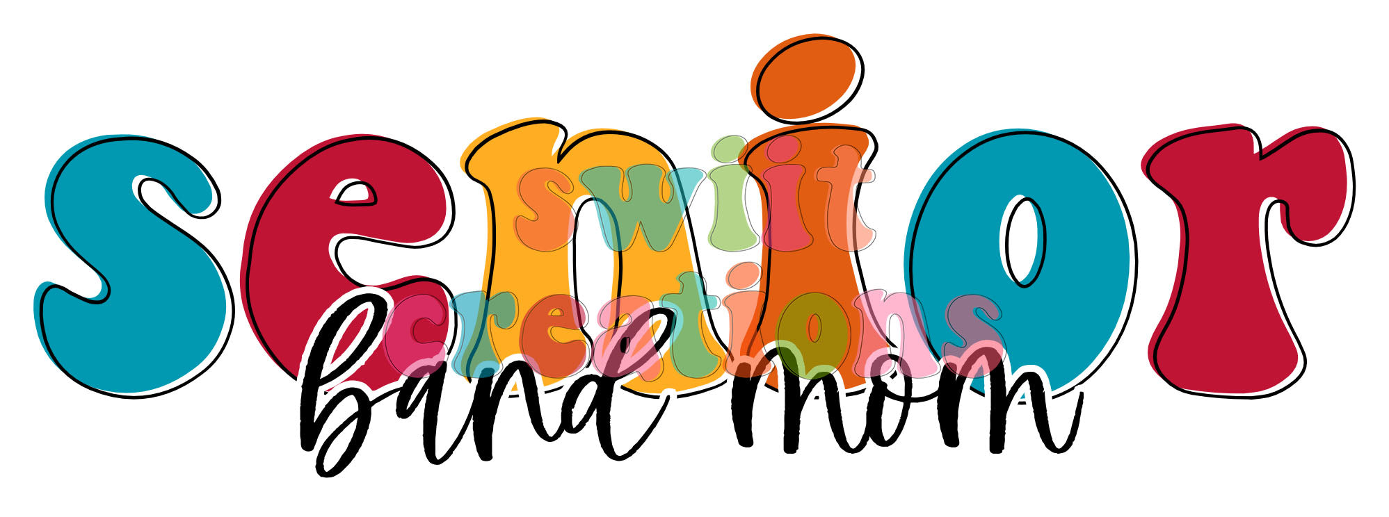 Band Mom Large Canvas Tote