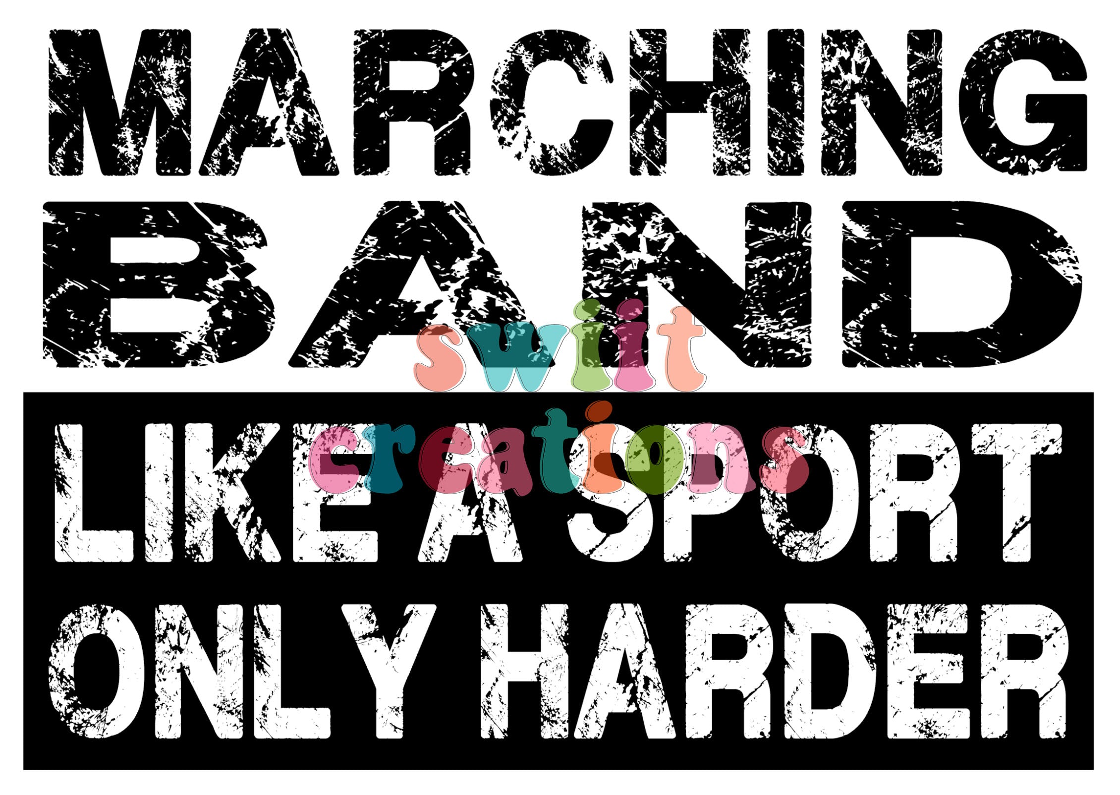 Band Large Canvas Tote