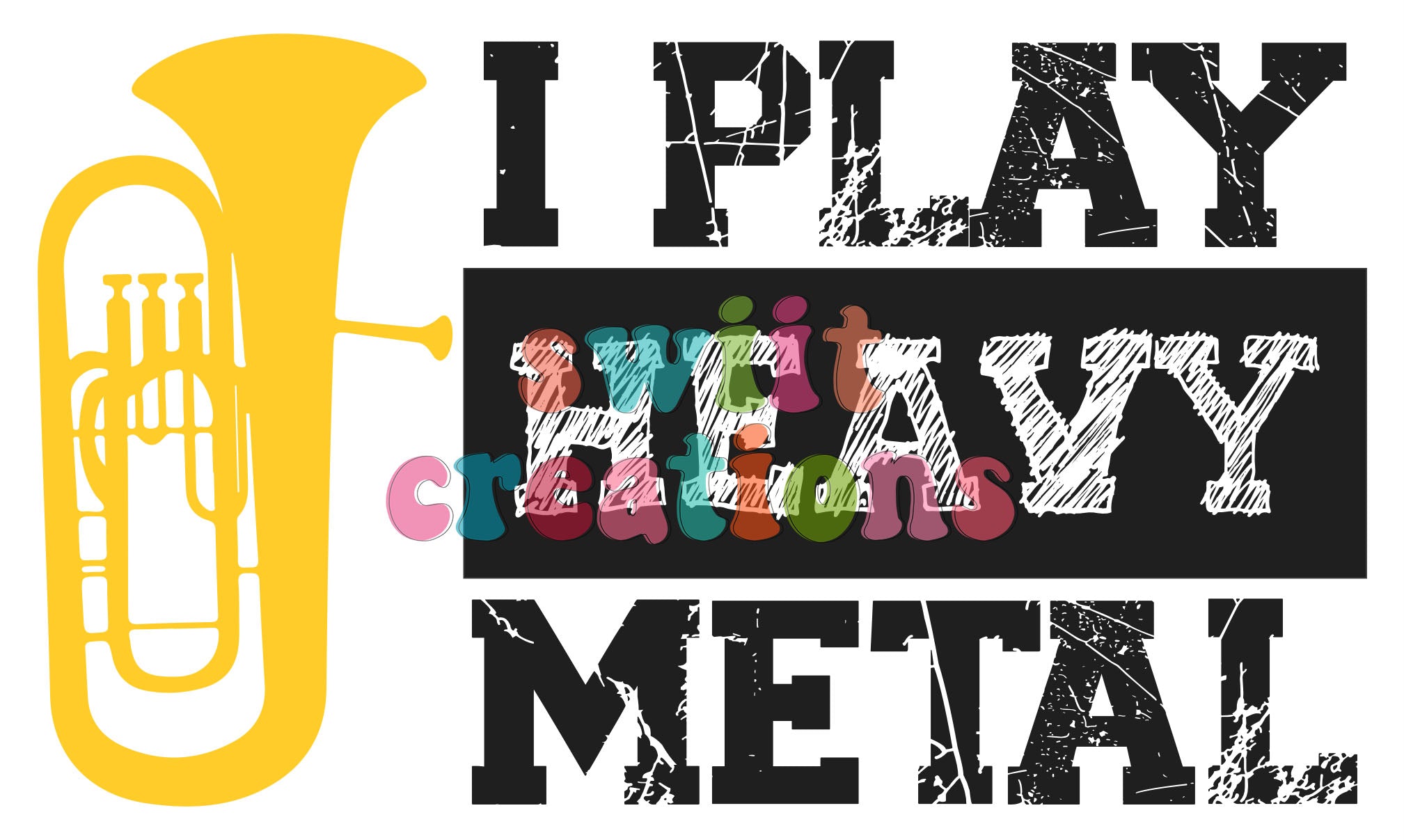 Band Large Canvas Tote