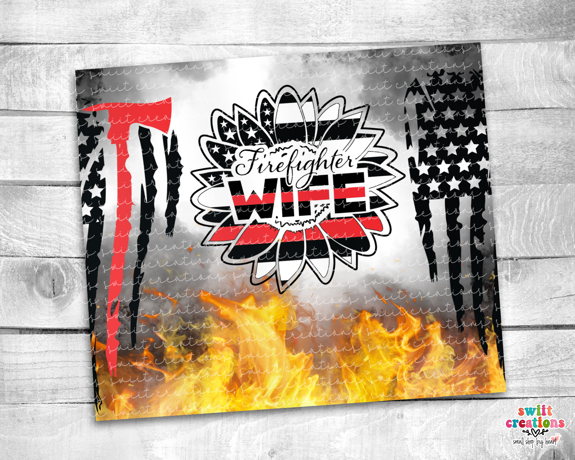 Firefighter Wife Tumbler (T161)