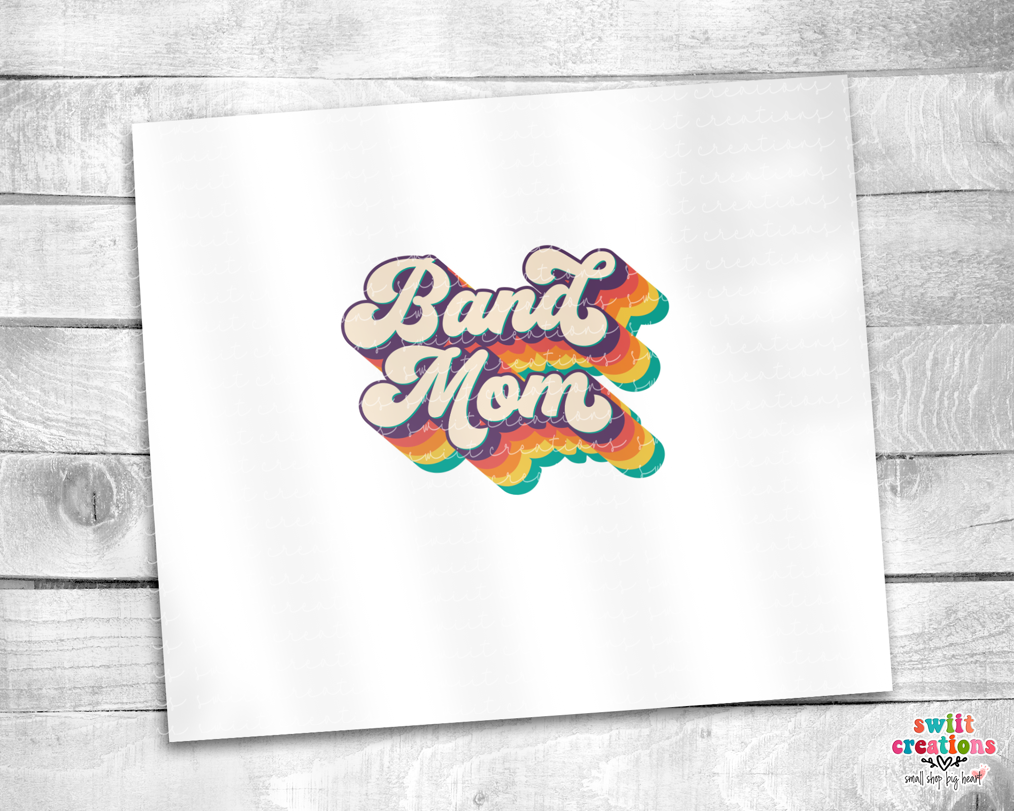 Band Mom Retro Tumbler (T281)