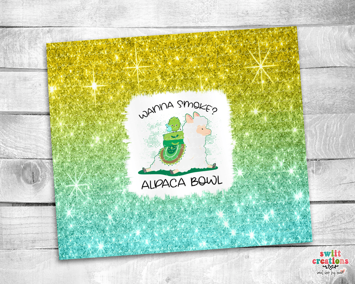 Alpaca Bowl Tumbler (T205) - Swiit Creations