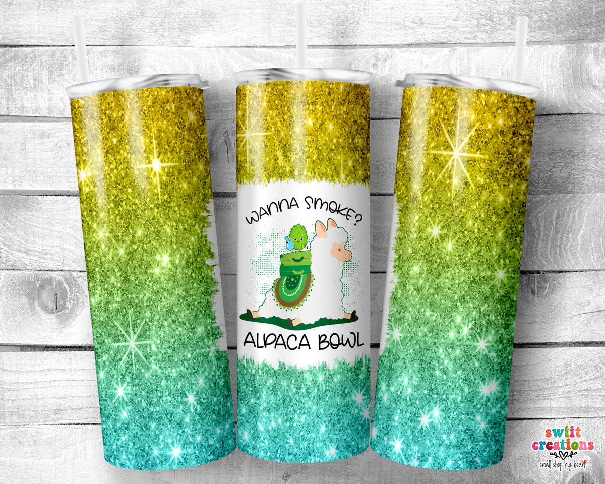 Alpaca Bowl Tumbler (T205) - Swiit Creations